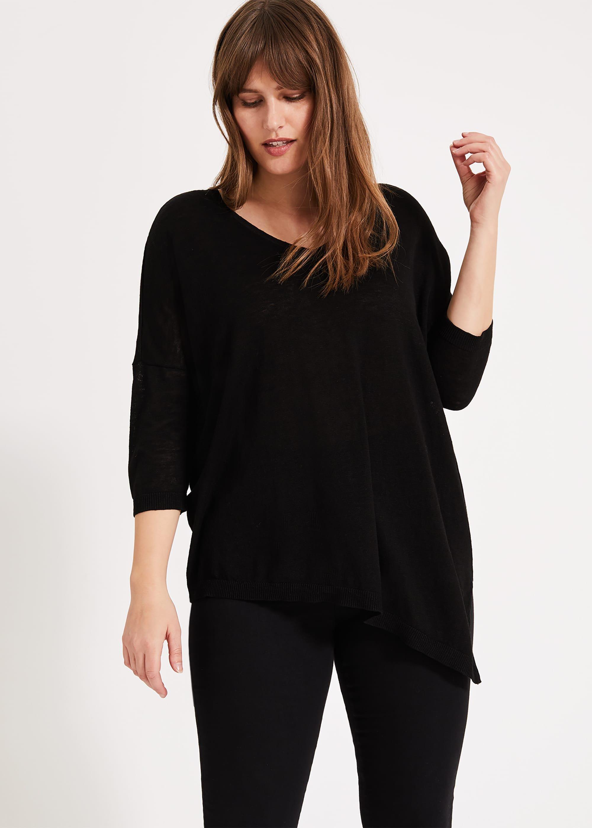 Amelie Asymmetric Knit Top