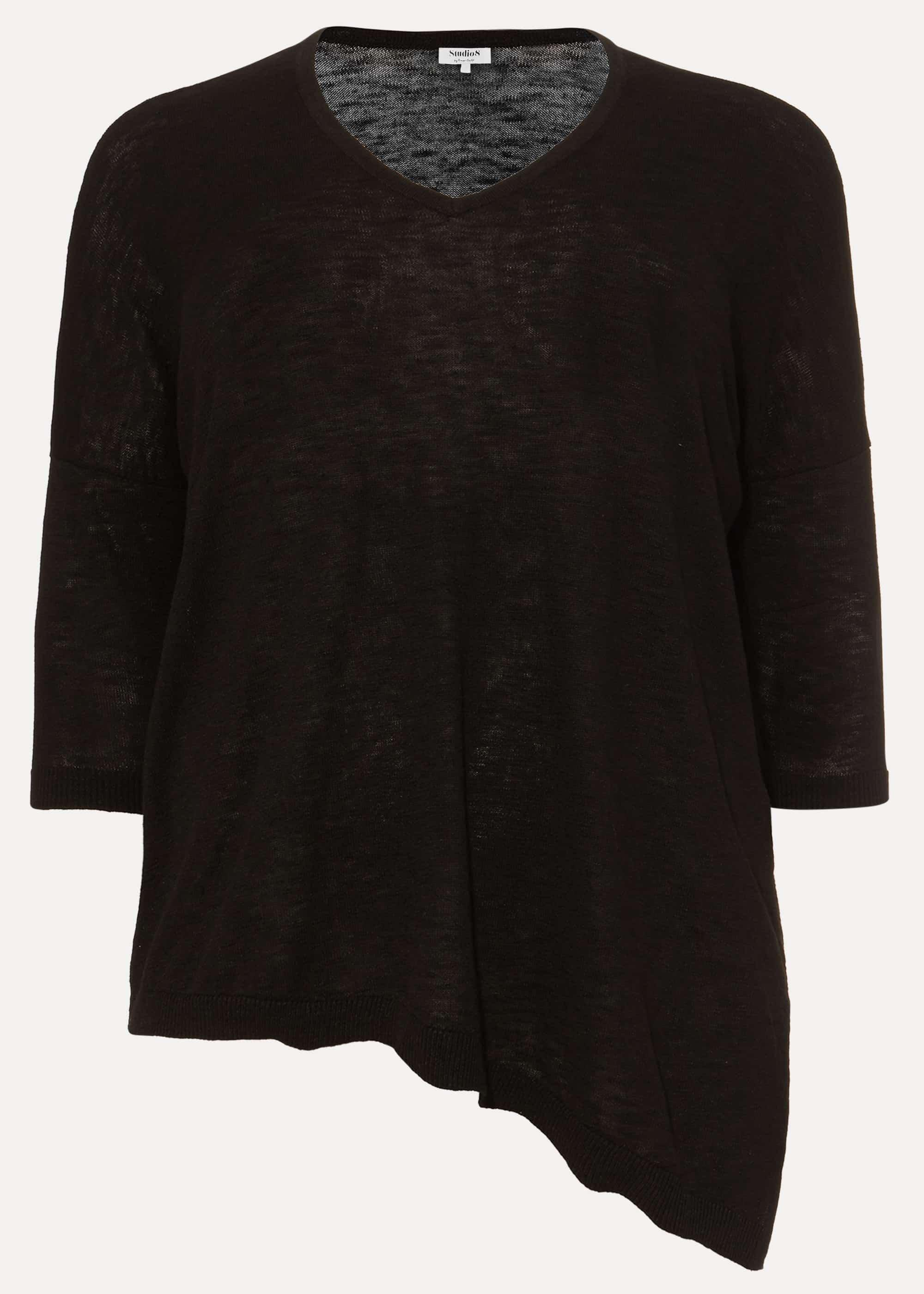 Amelie Asymmetric Knit Top