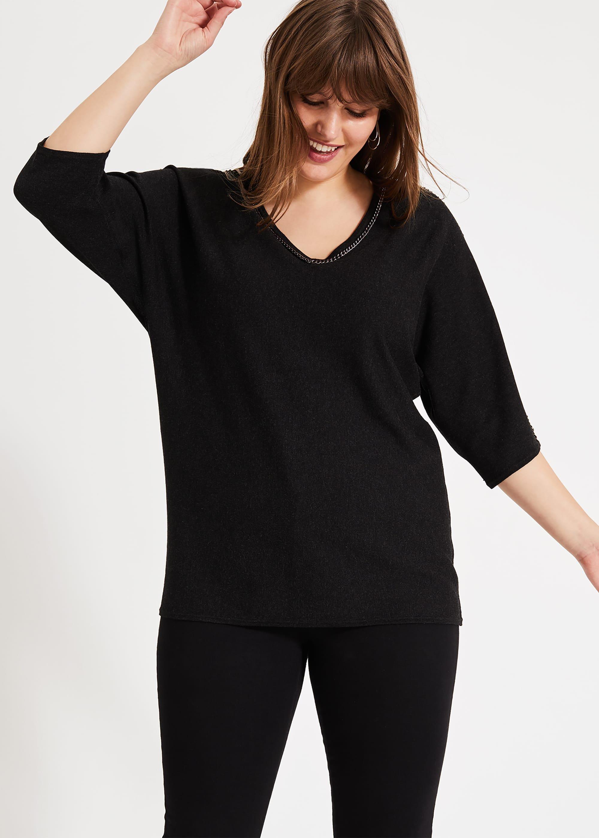 Cece Chain Knit Top