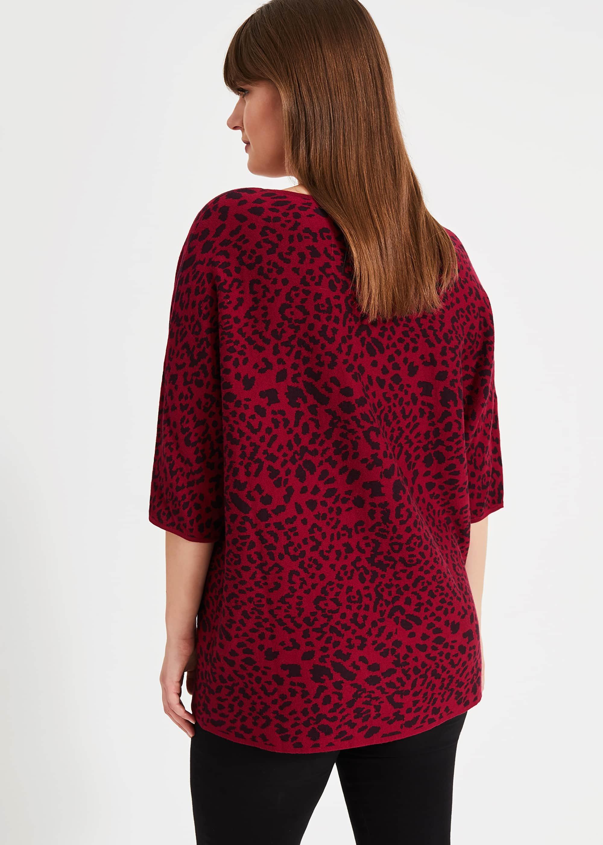 Roxanne Animal Knit Top