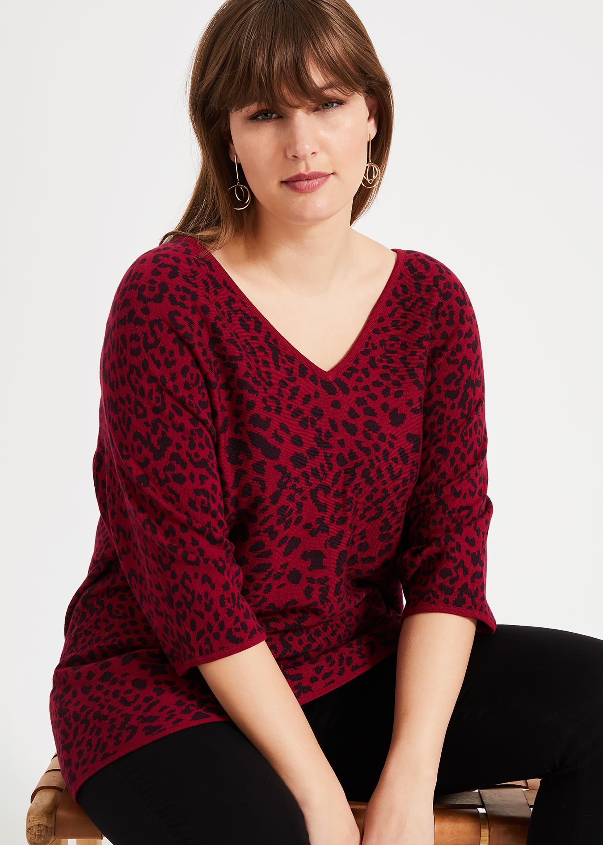 Roxanne Animal Knit Top