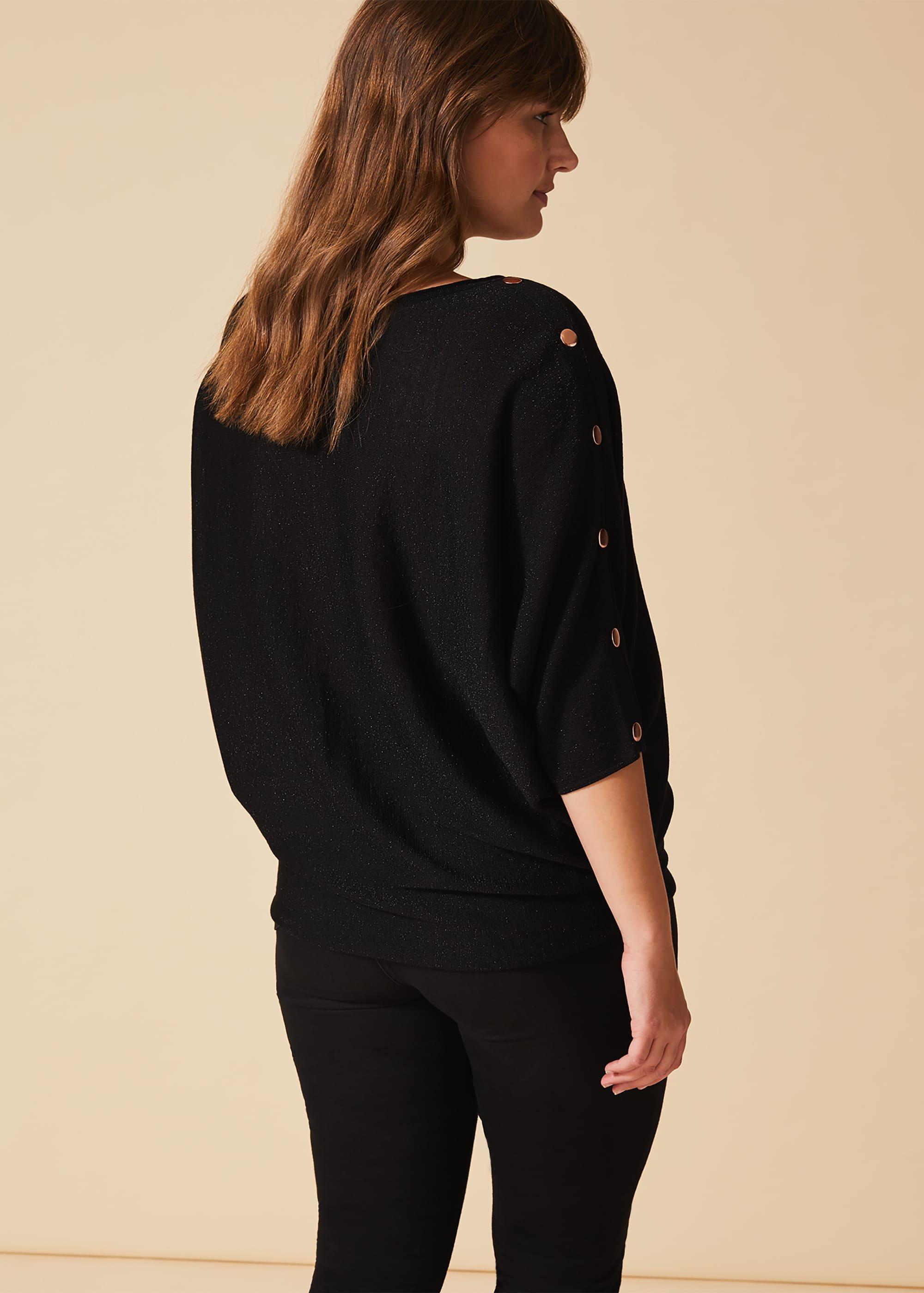 Ellis Stud Sparkle Knit Top