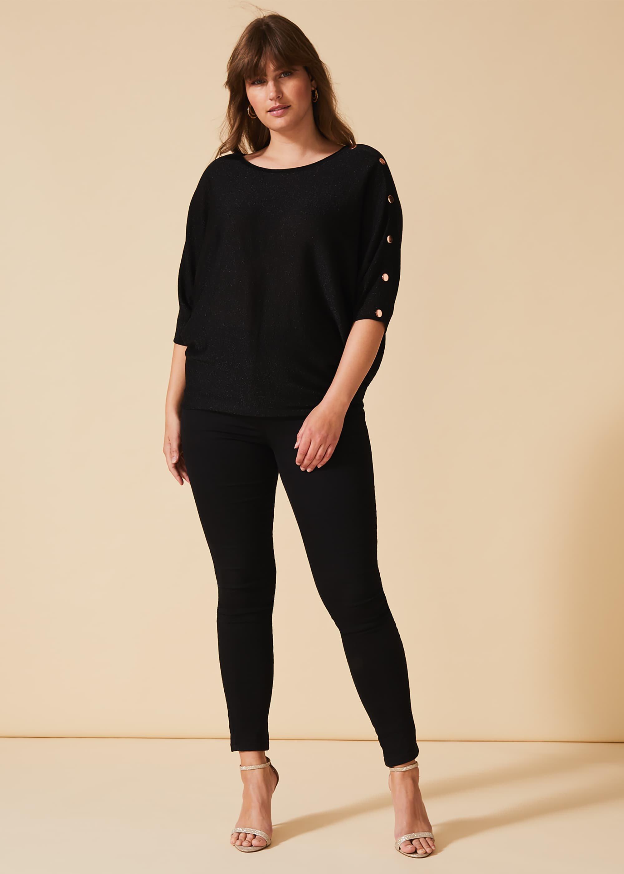 Ellis Stud Sparkle Knit Top
