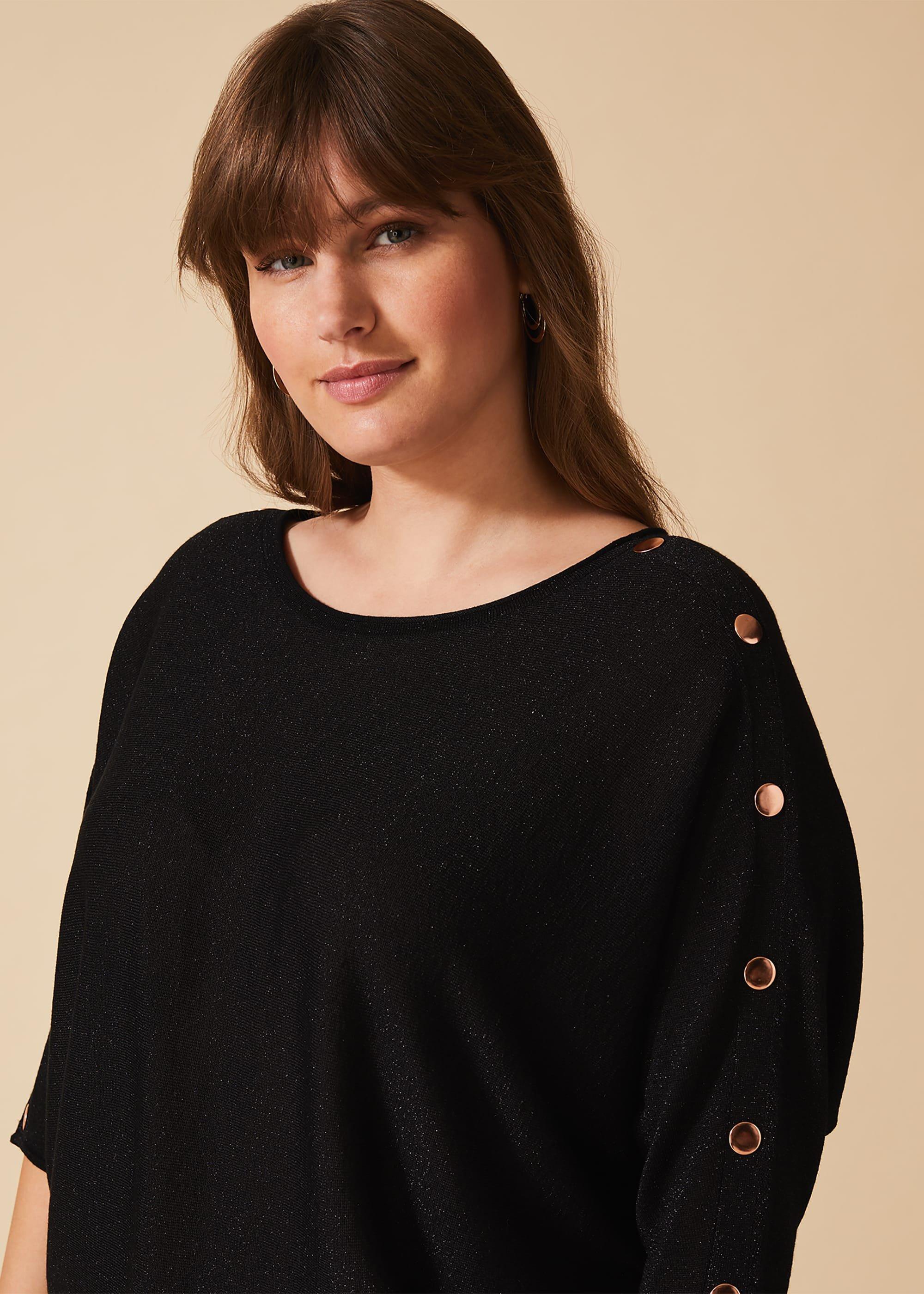 Ellis Stud Sparkle Knit Top