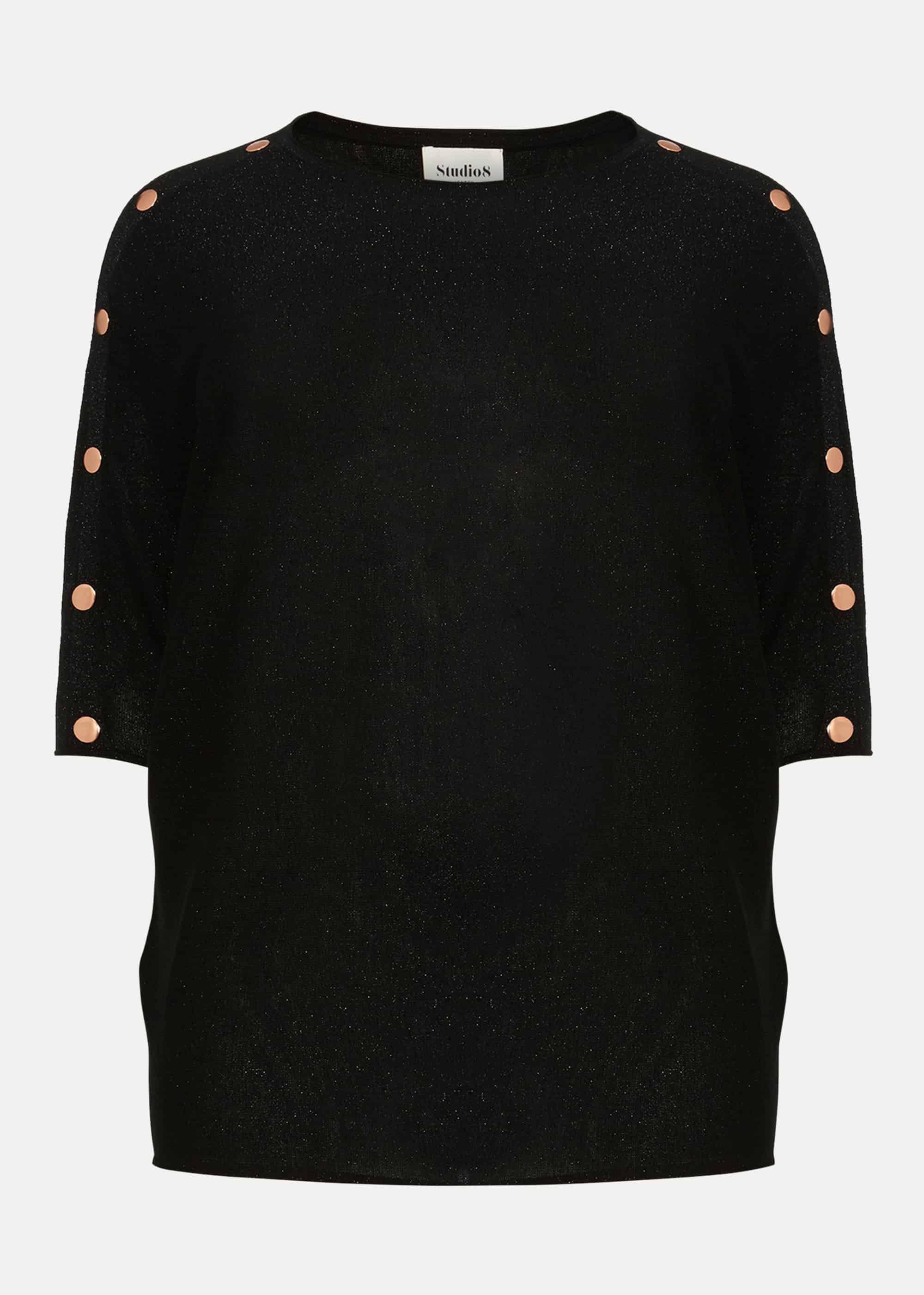 Ellis Stud Sparkle Knit Top
