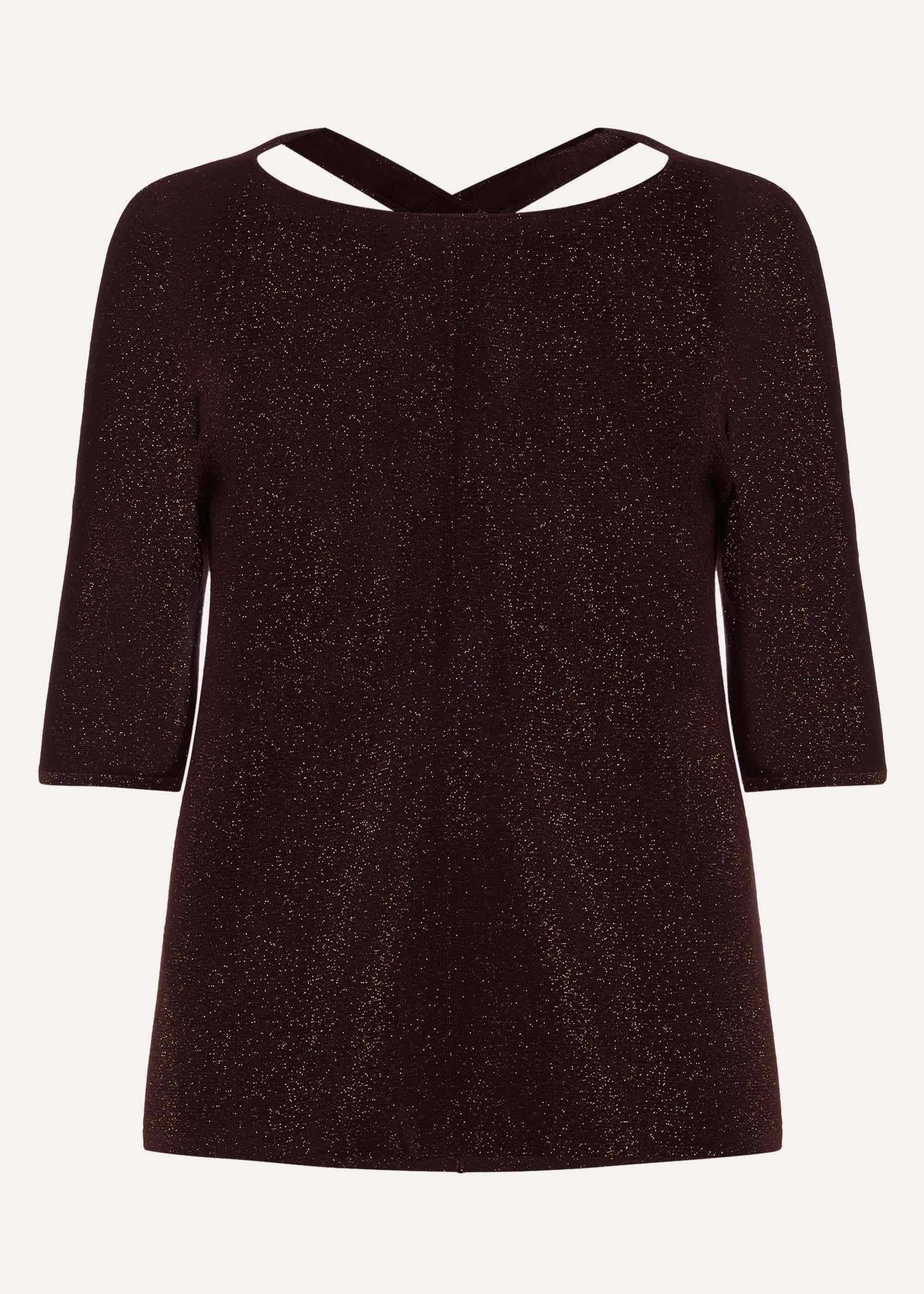 Frances Shimmer Knit Top