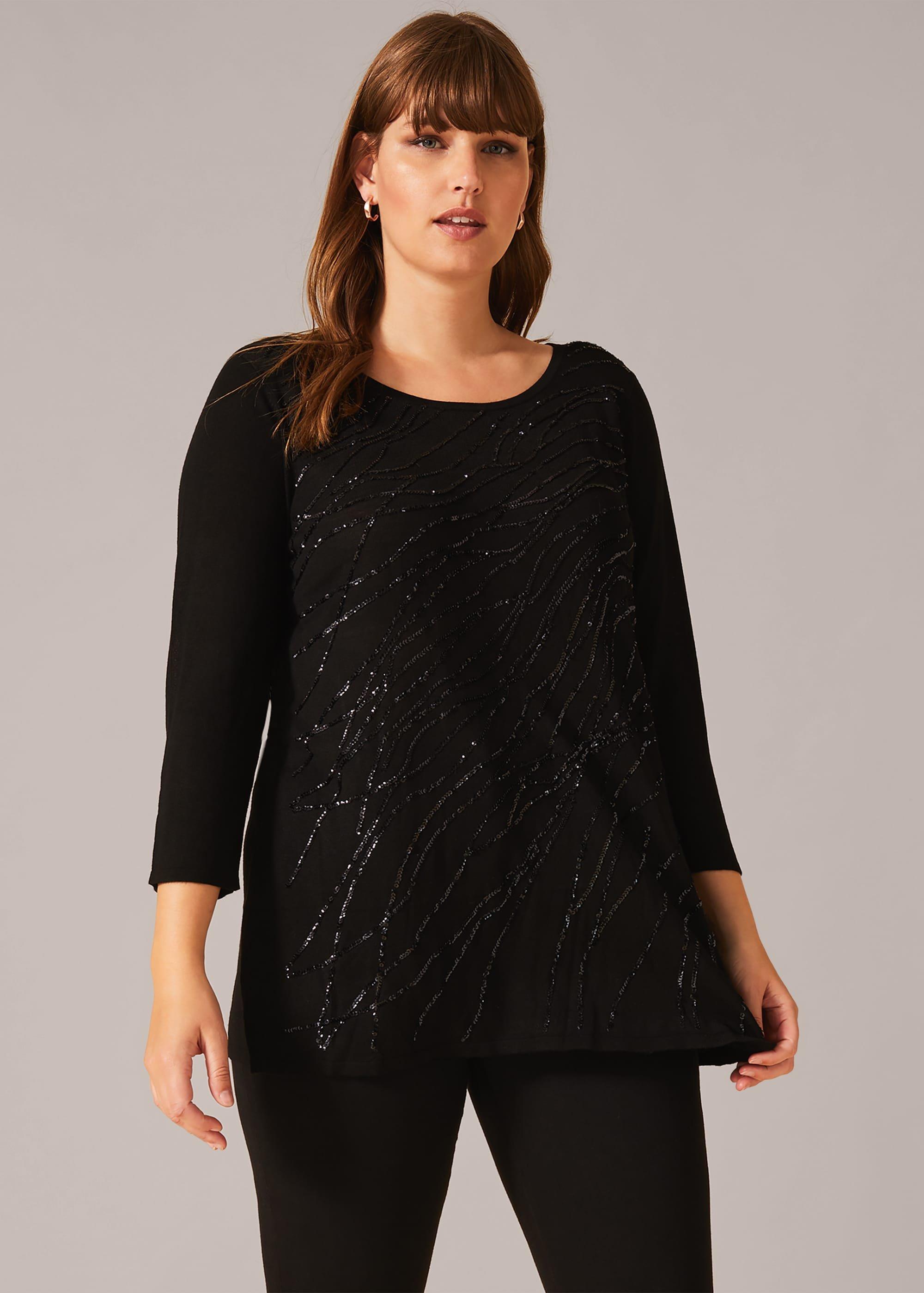 Mai Sequin Knit Top