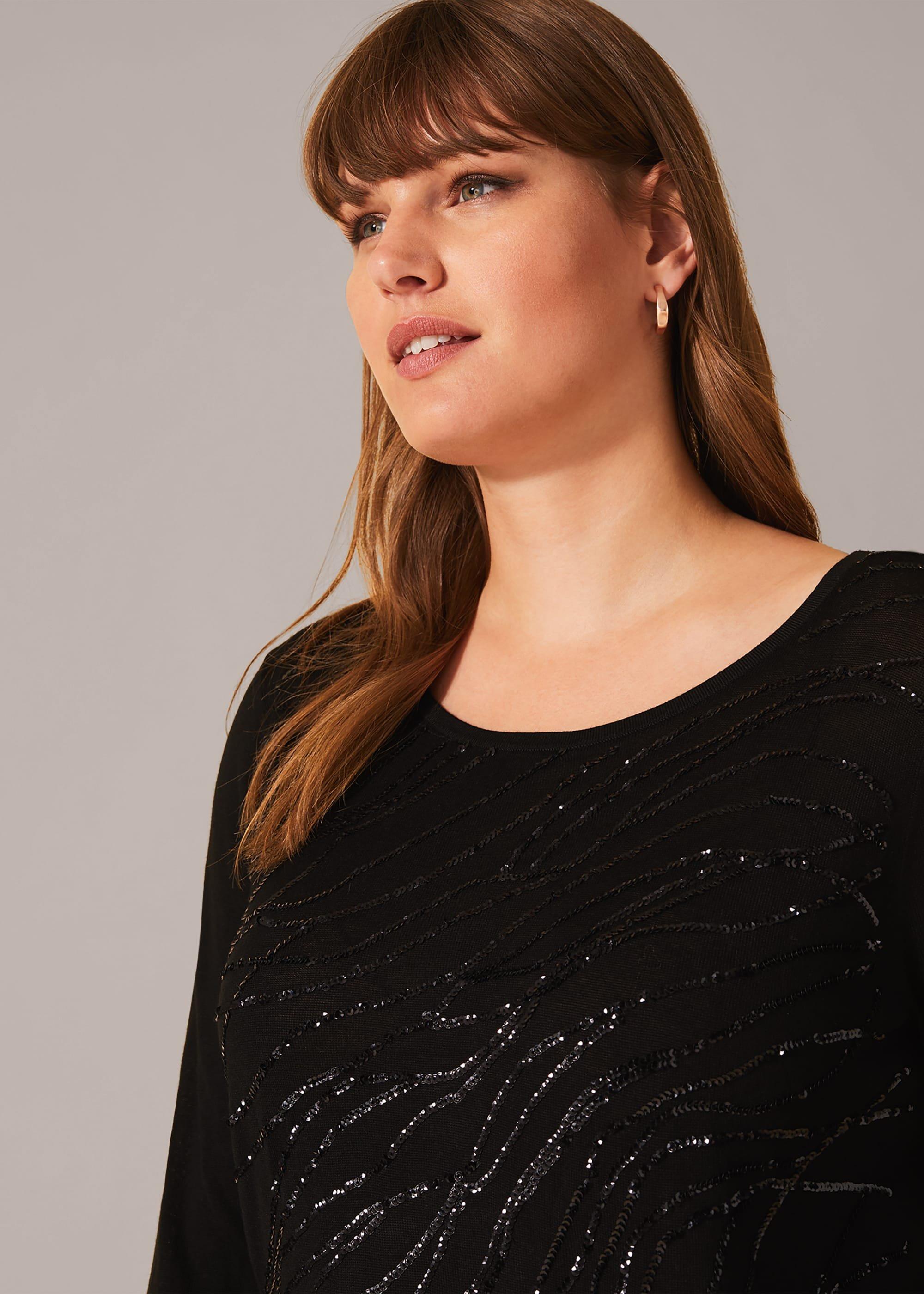 Mai Sequin Knit Top