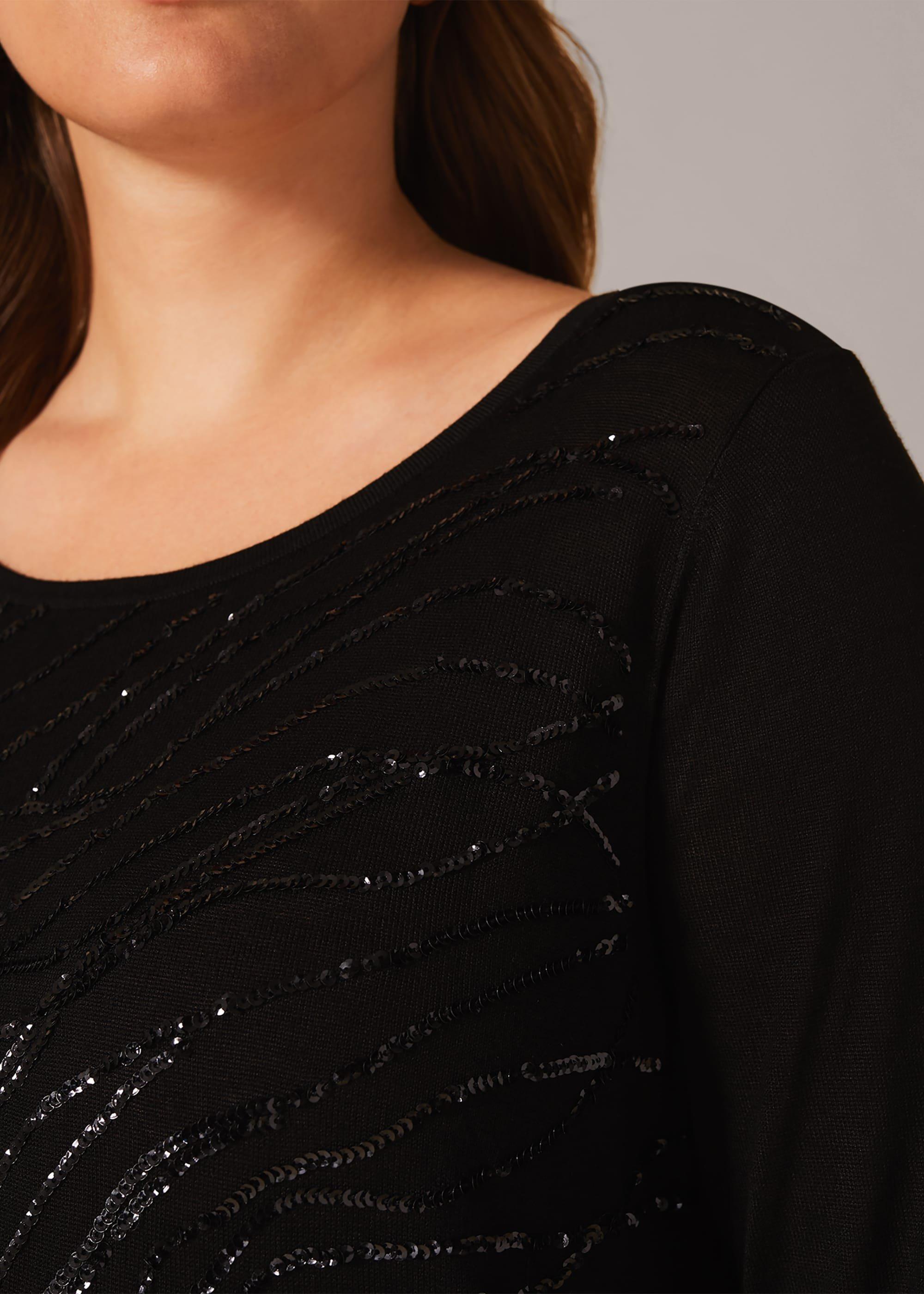 Mai Sequin Knit Top