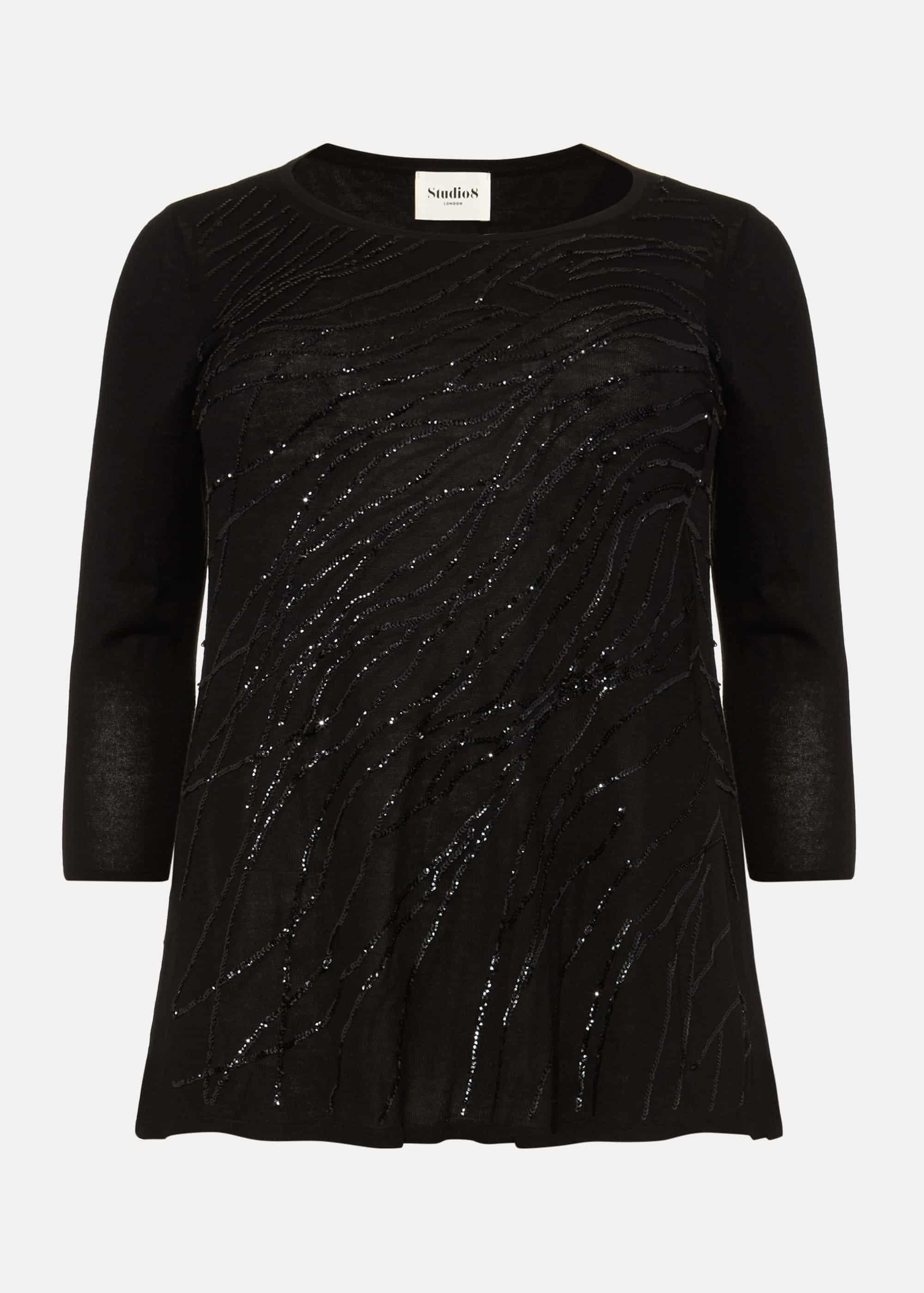 Mai Sequin Knit Top