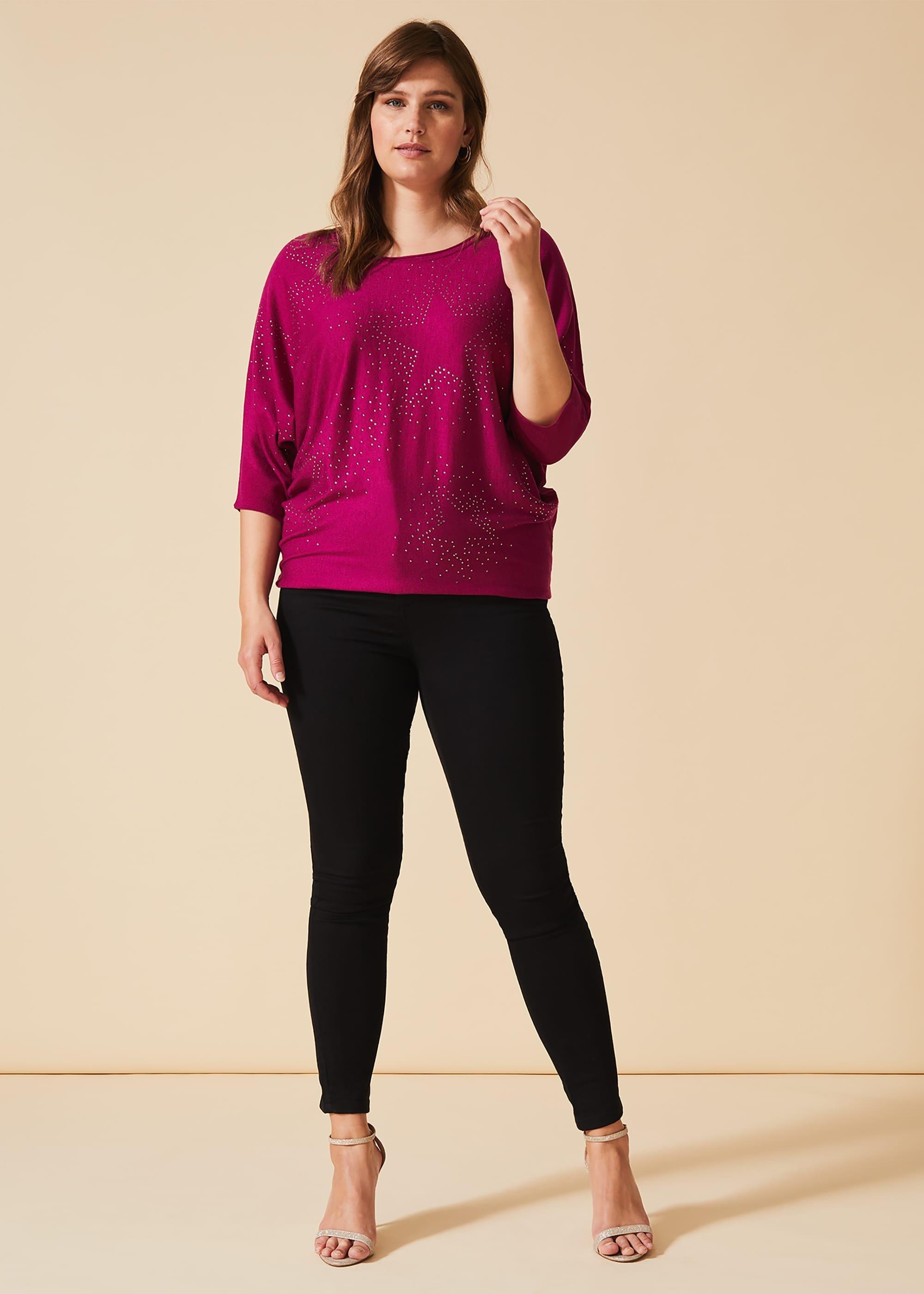 Selena Star Knit Top