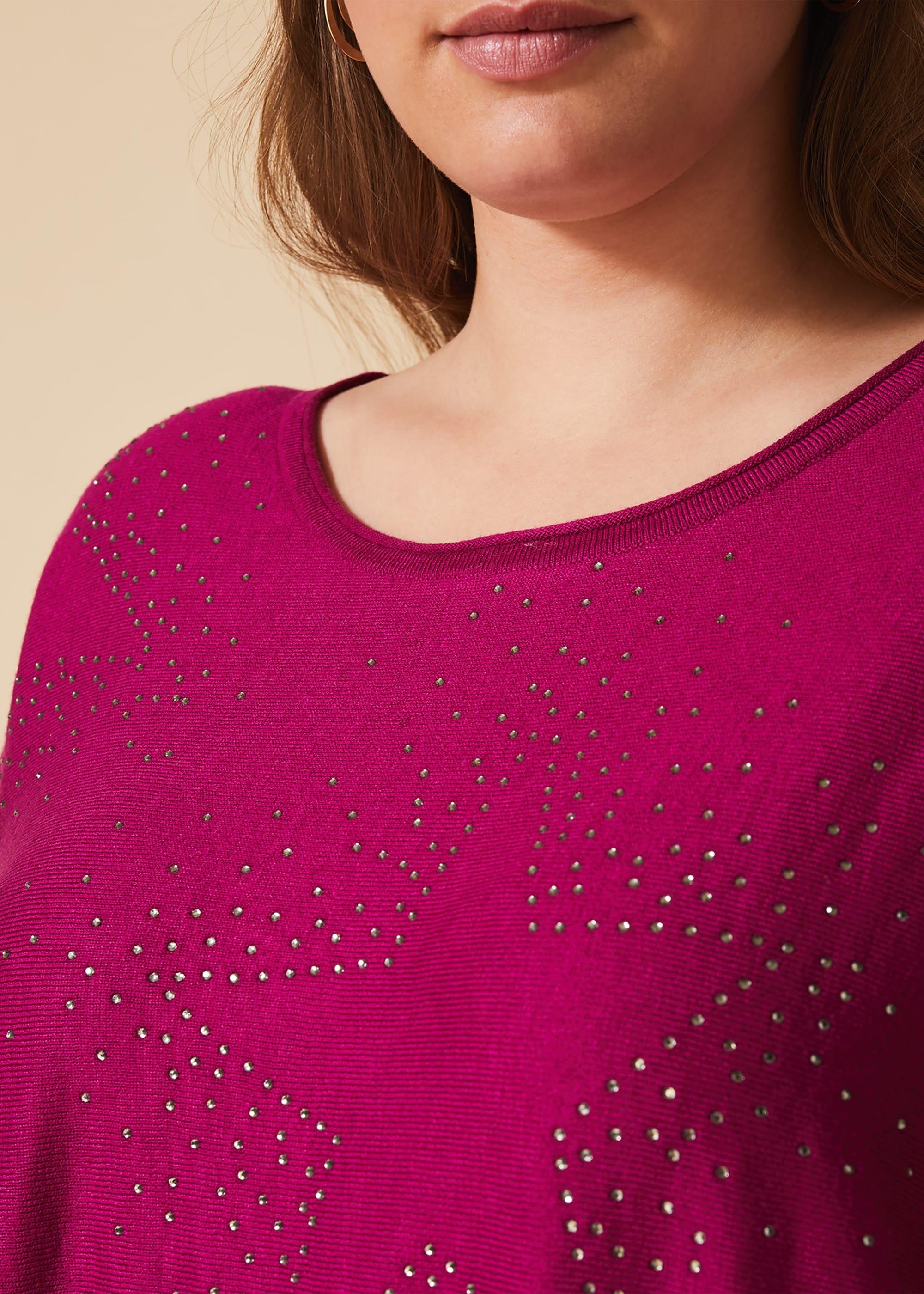 Selena Star Knit Top