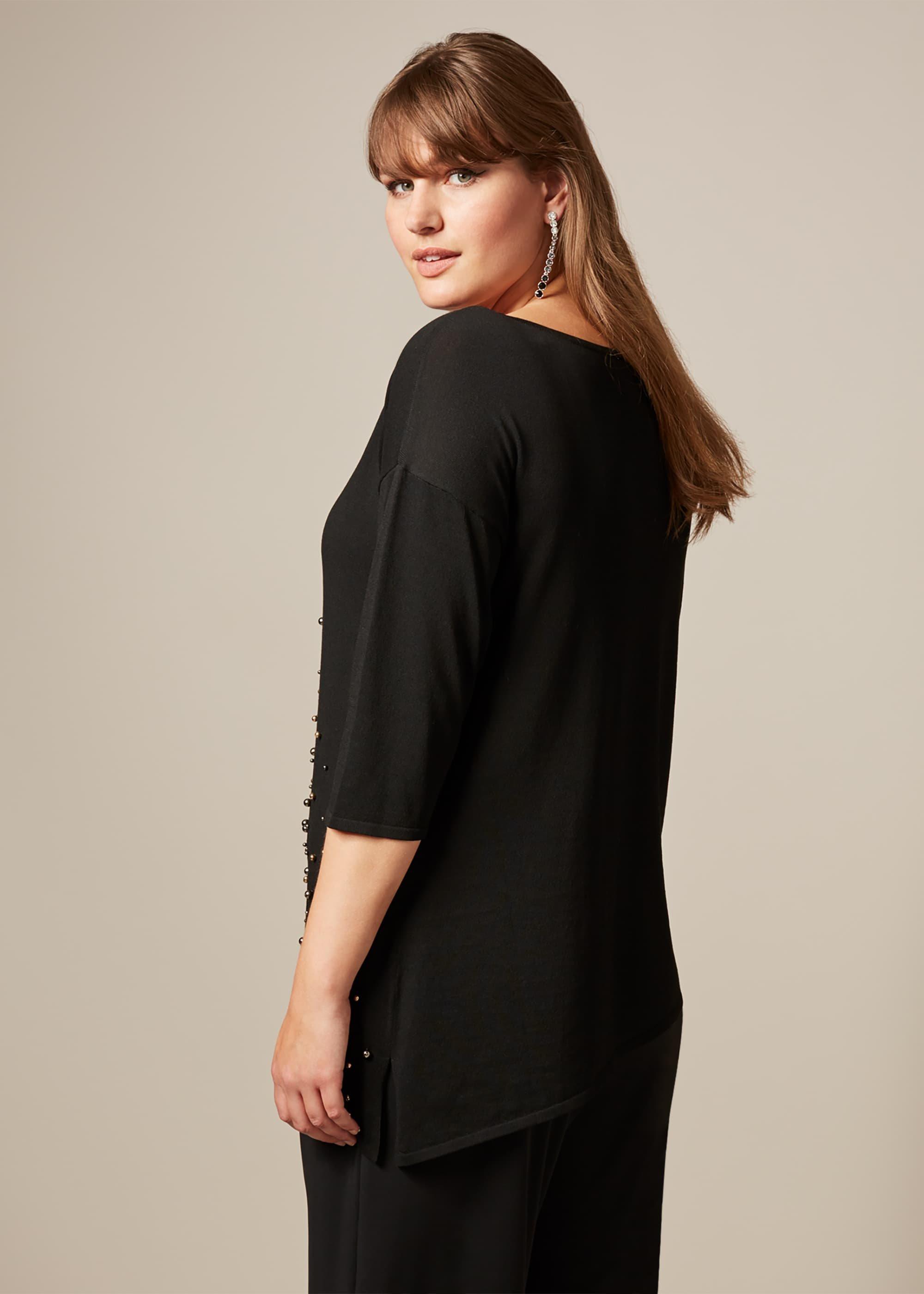 Adina Beaded Knit Top
