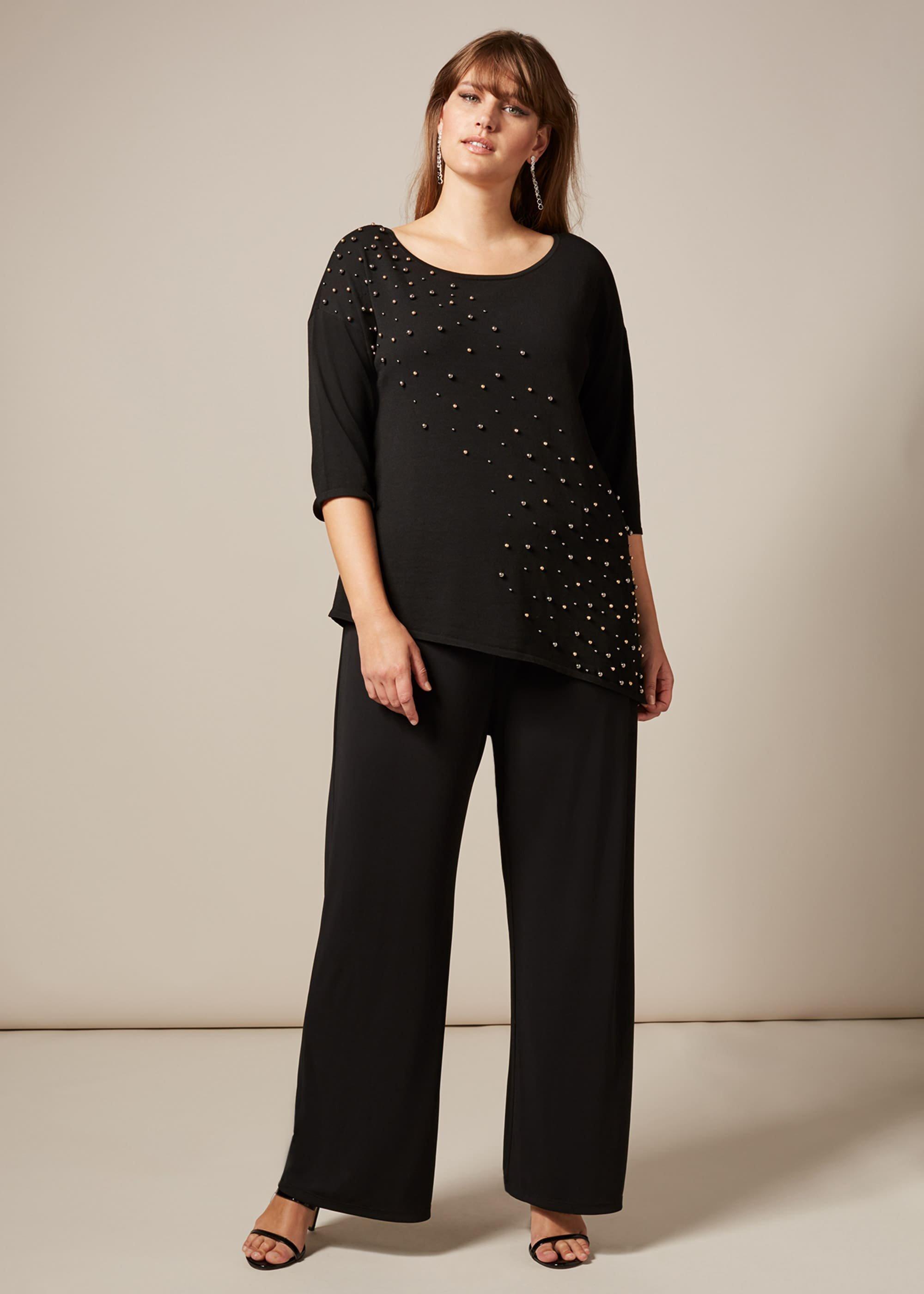 Adina Beaded Knit Top