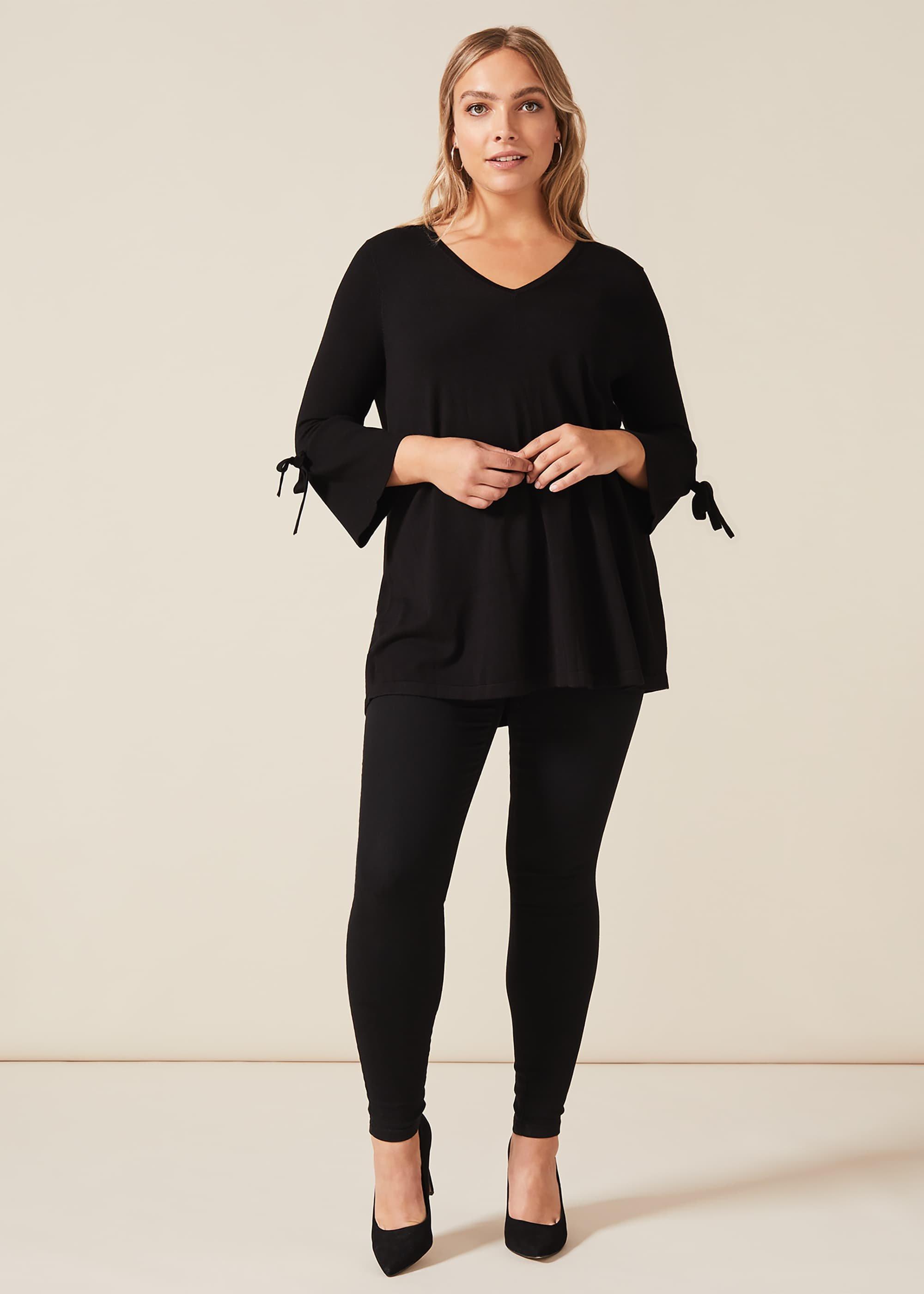 Bryony Tie Sleeve Knit Top