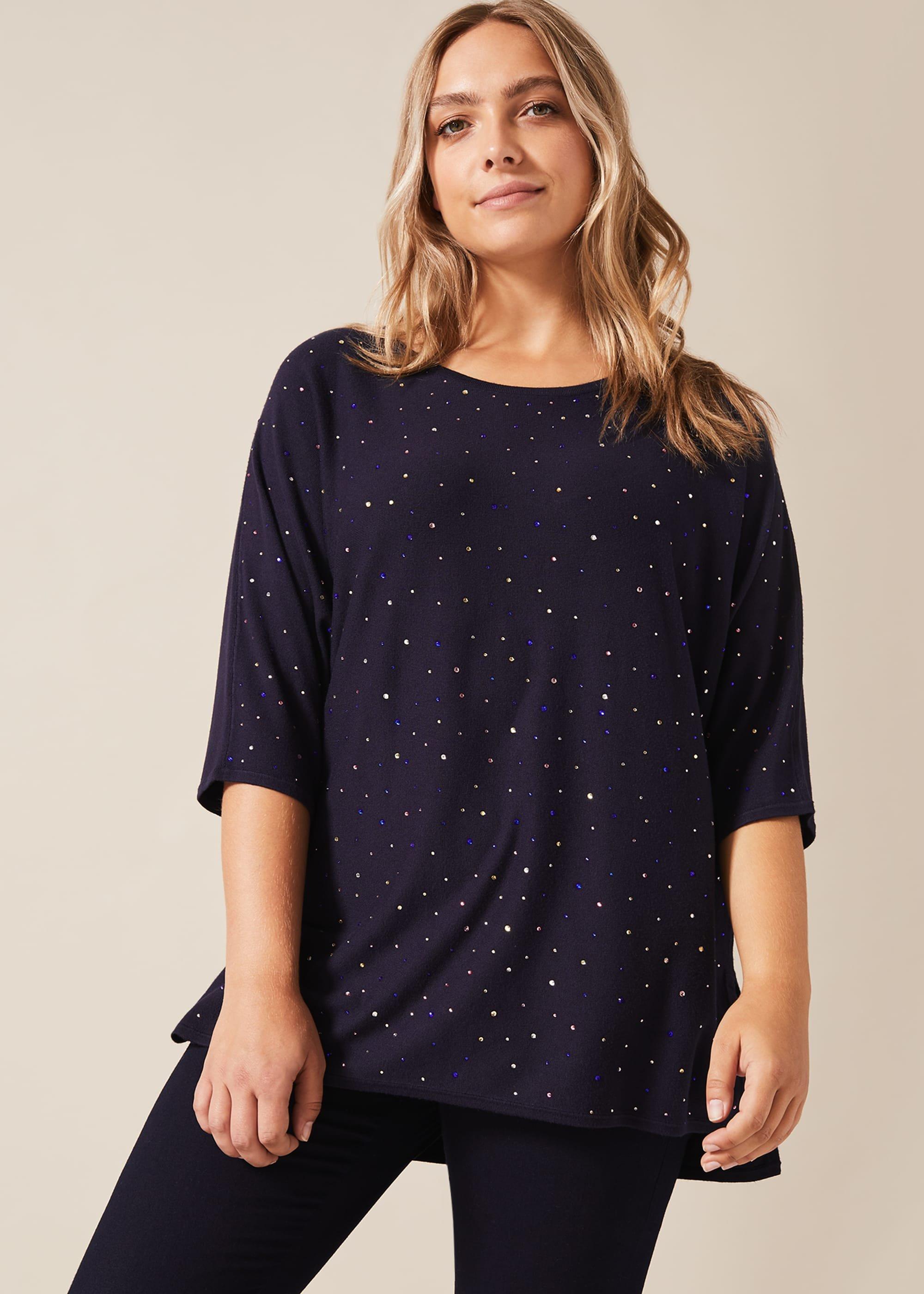 Erin Stud Knit Top
