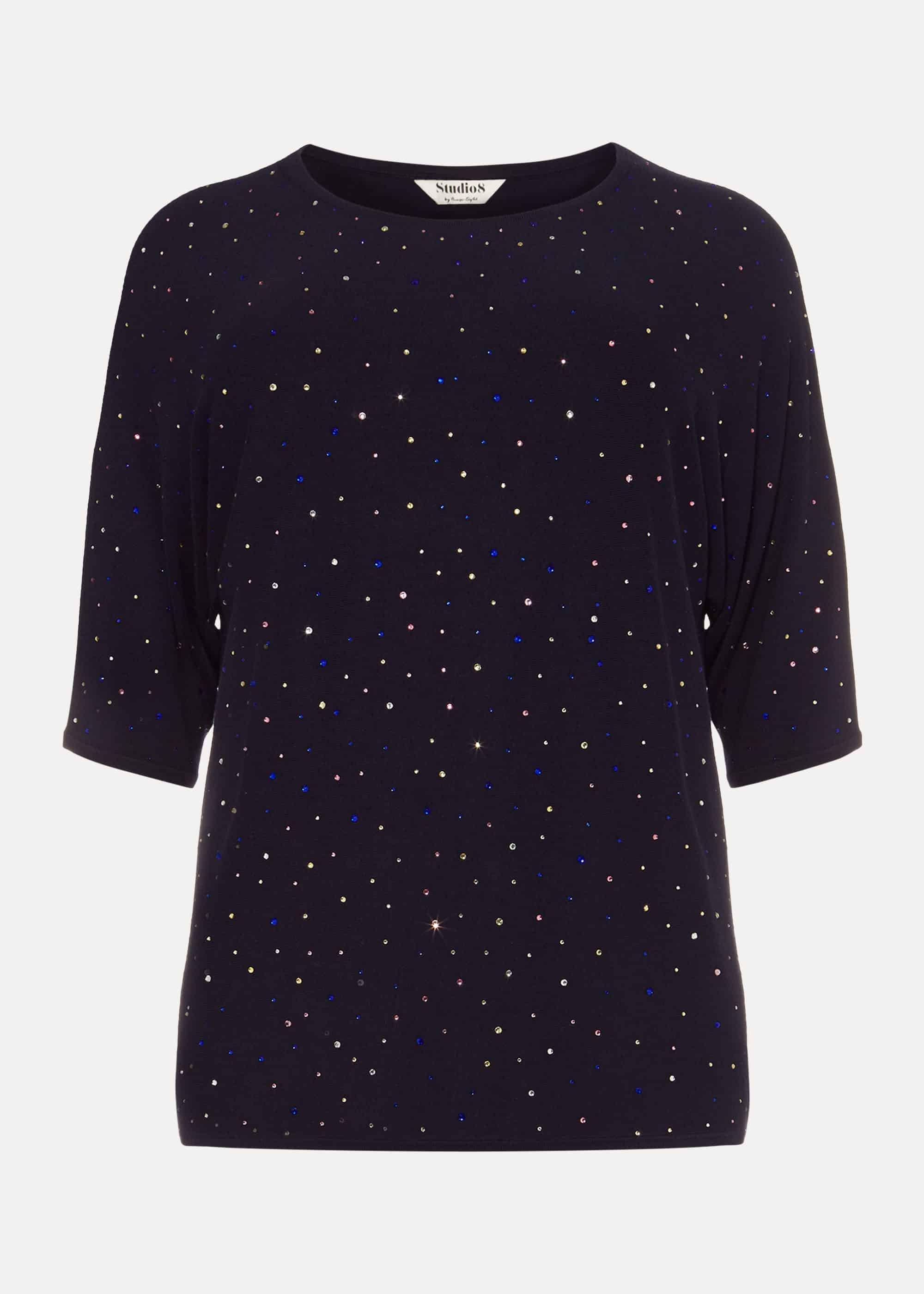 Erin Stud Knit Top