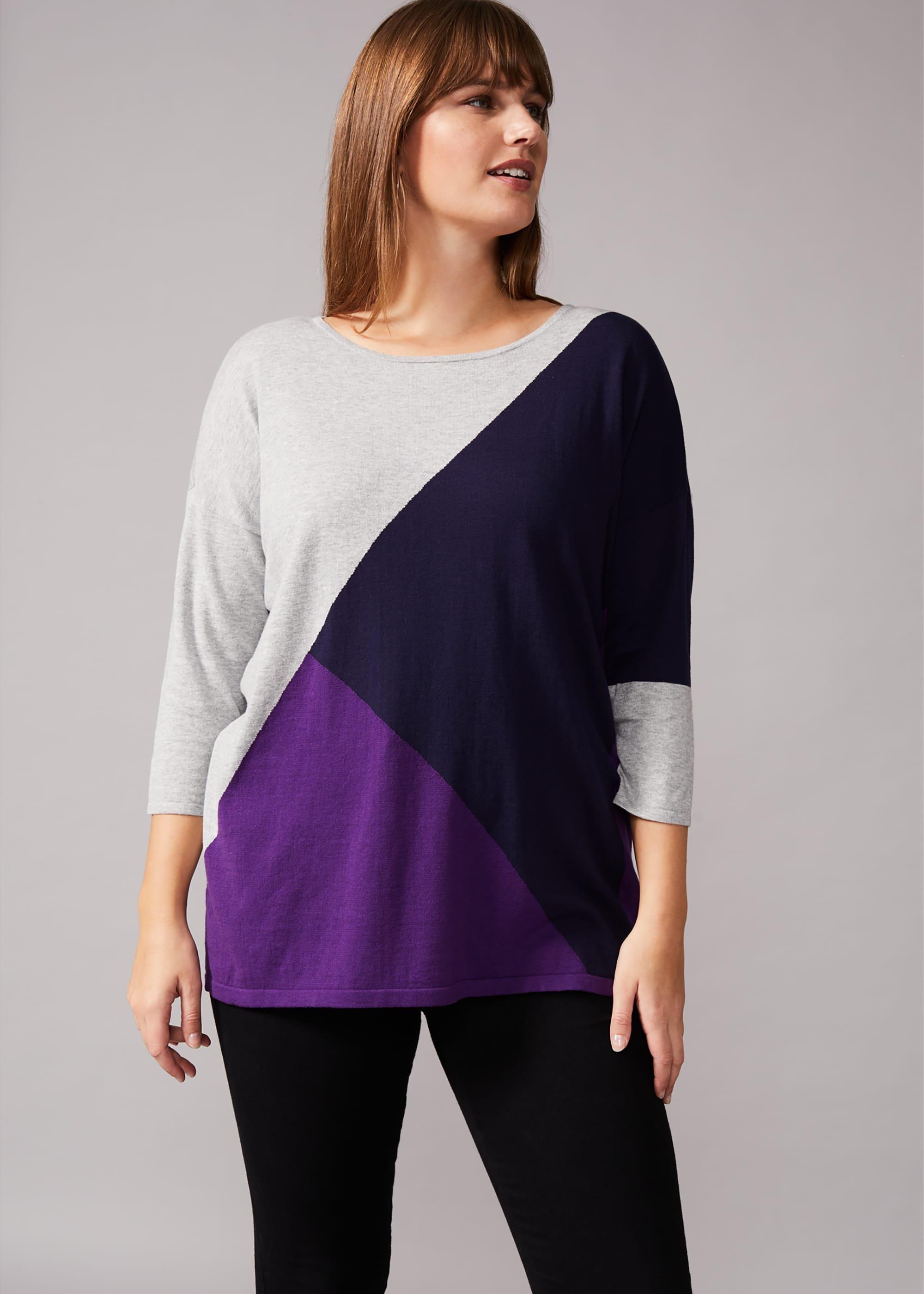 Kitty Colourblock Knit Top