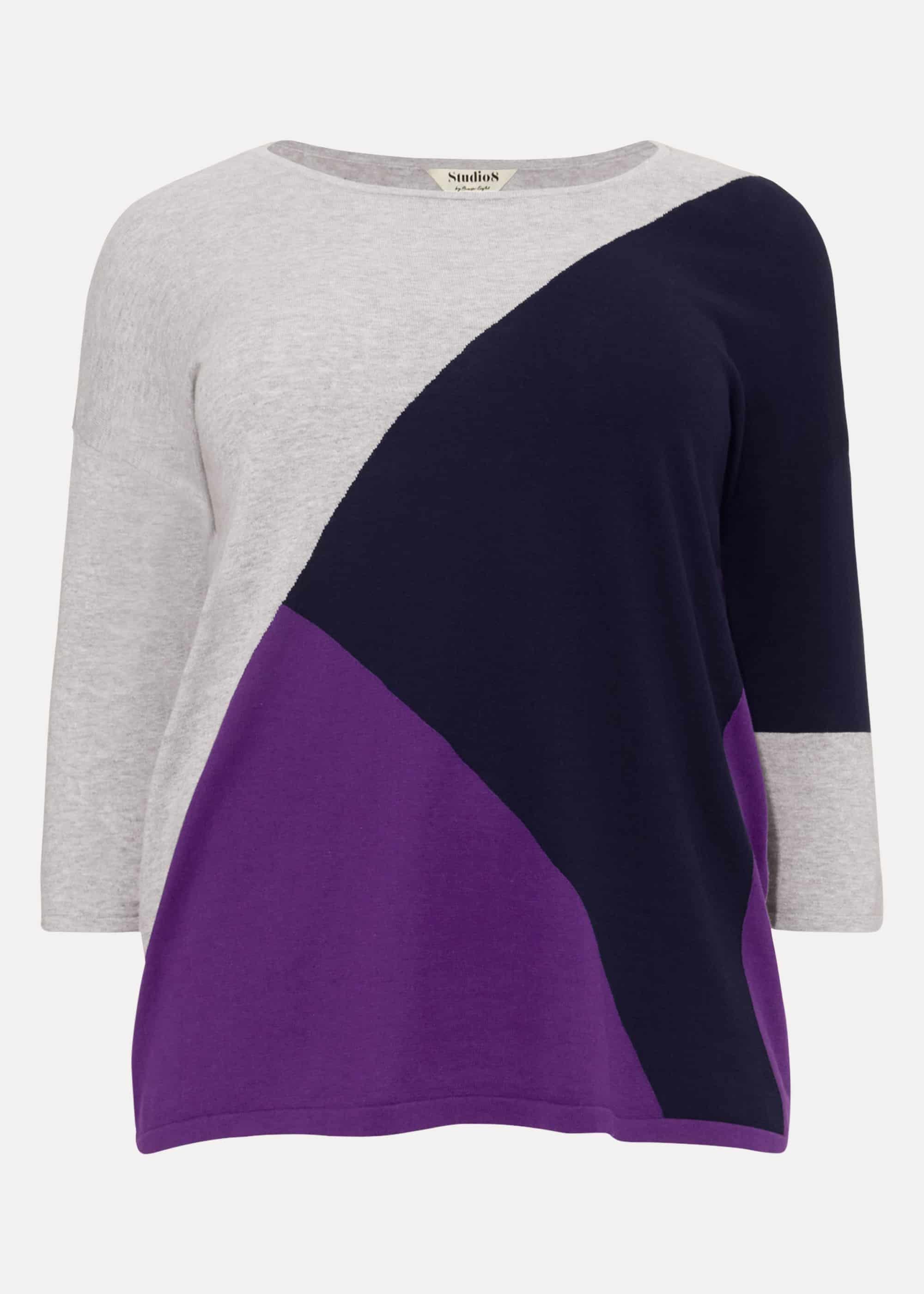 Kitty Colourblock Knit Top