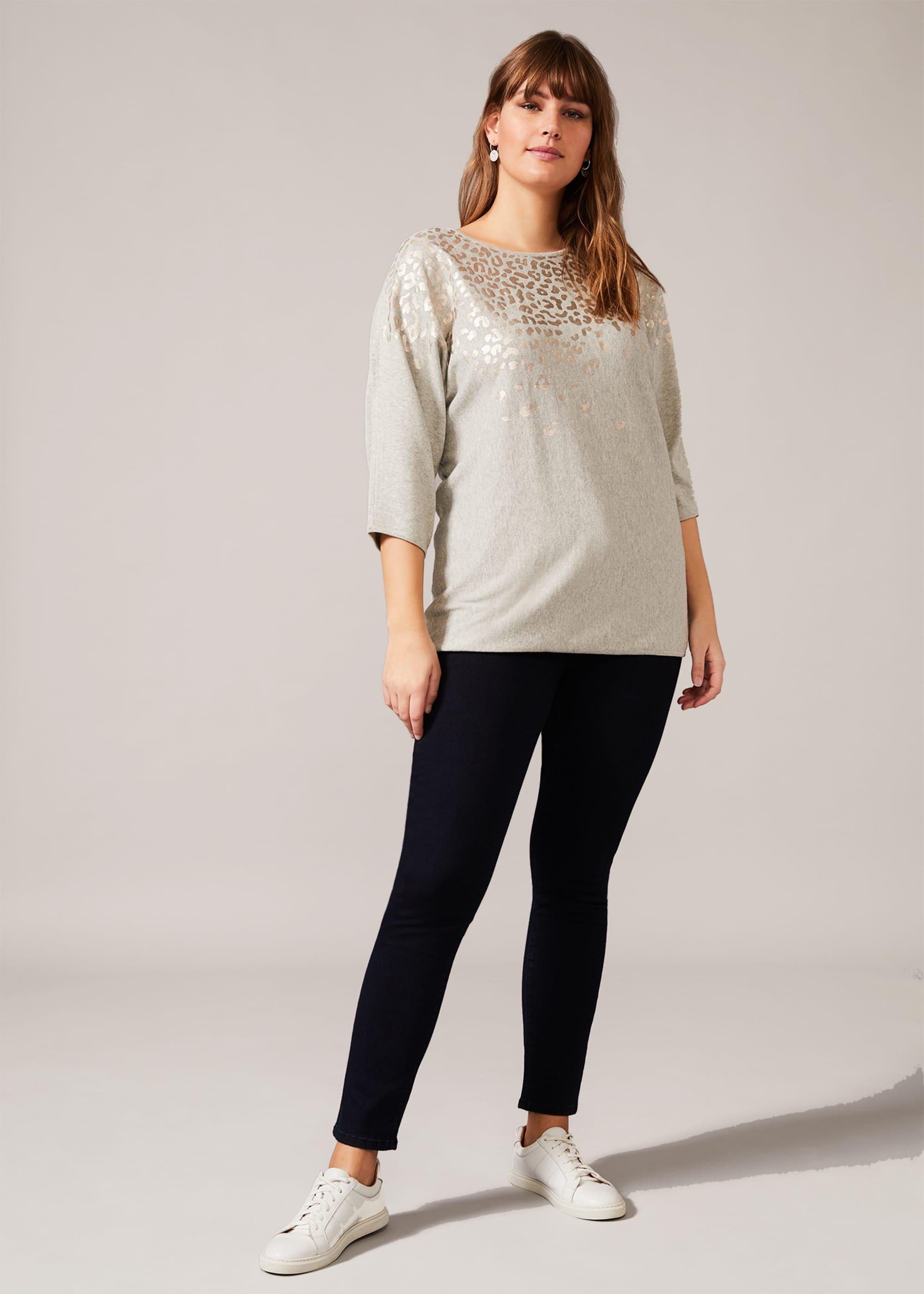 Amaya Animal Print Knit Top
