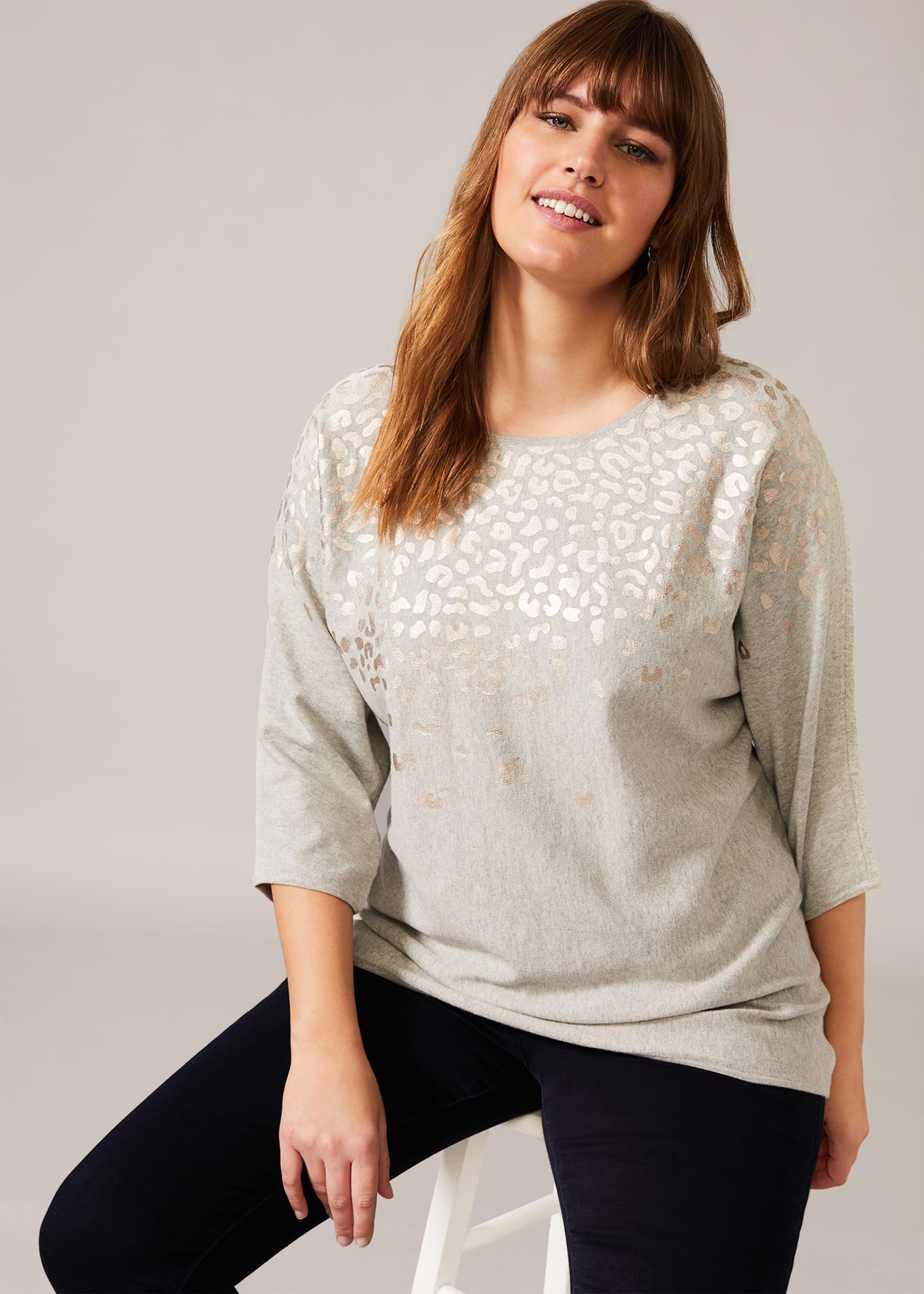 Amaya Animal Print Knit Top