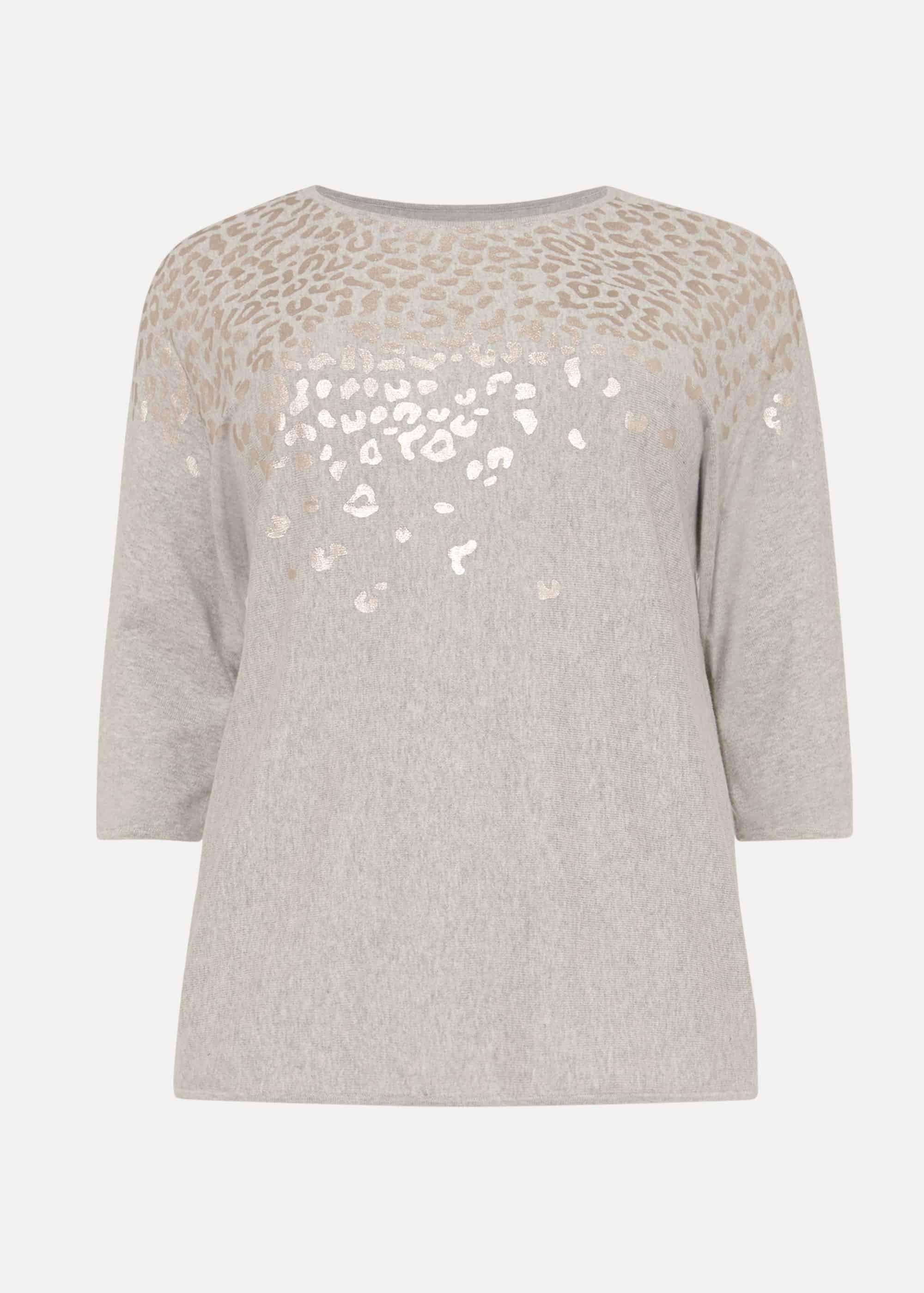 Amaya Animal Print Knit Top