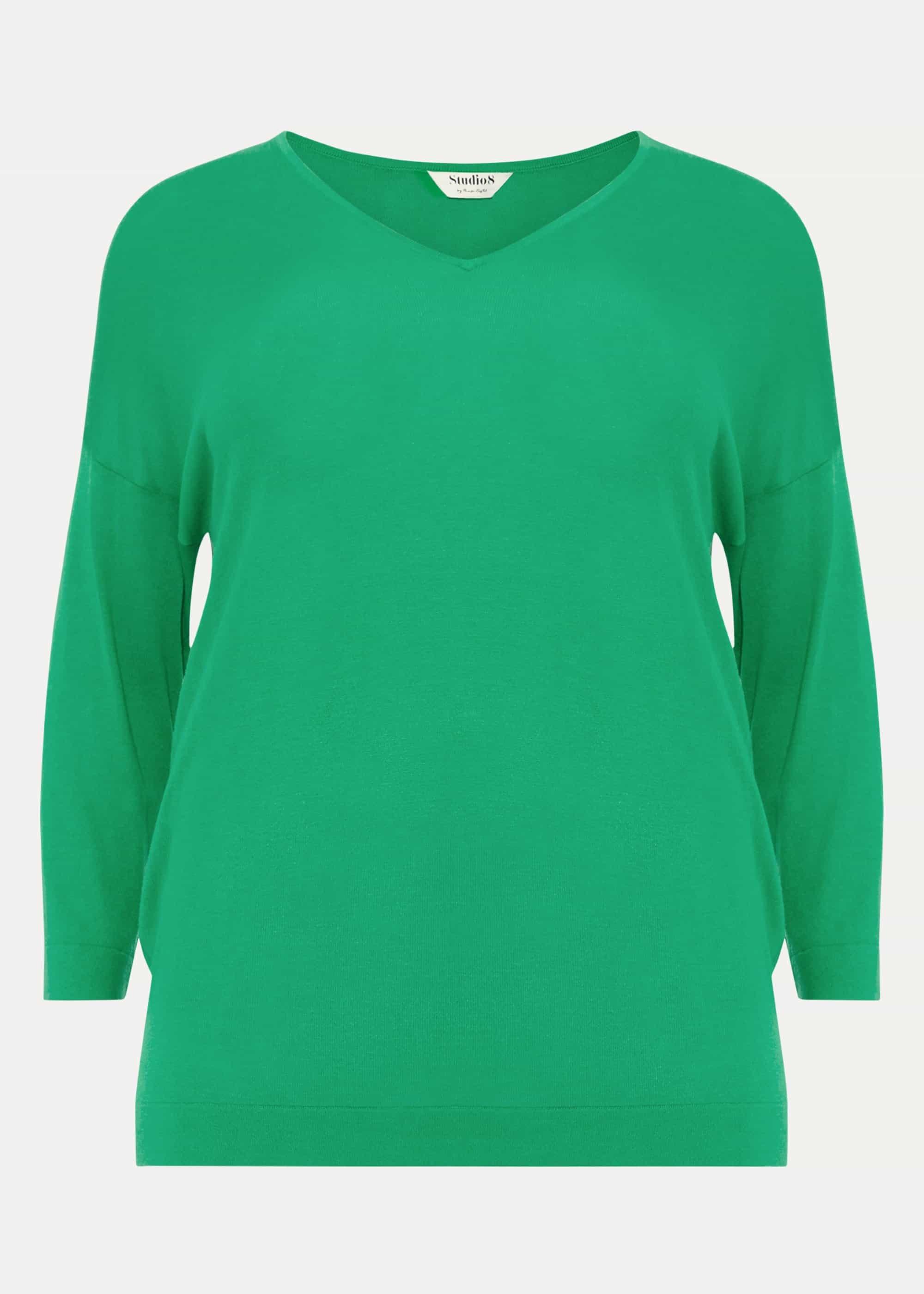 Astrid V-Neck Knit Top