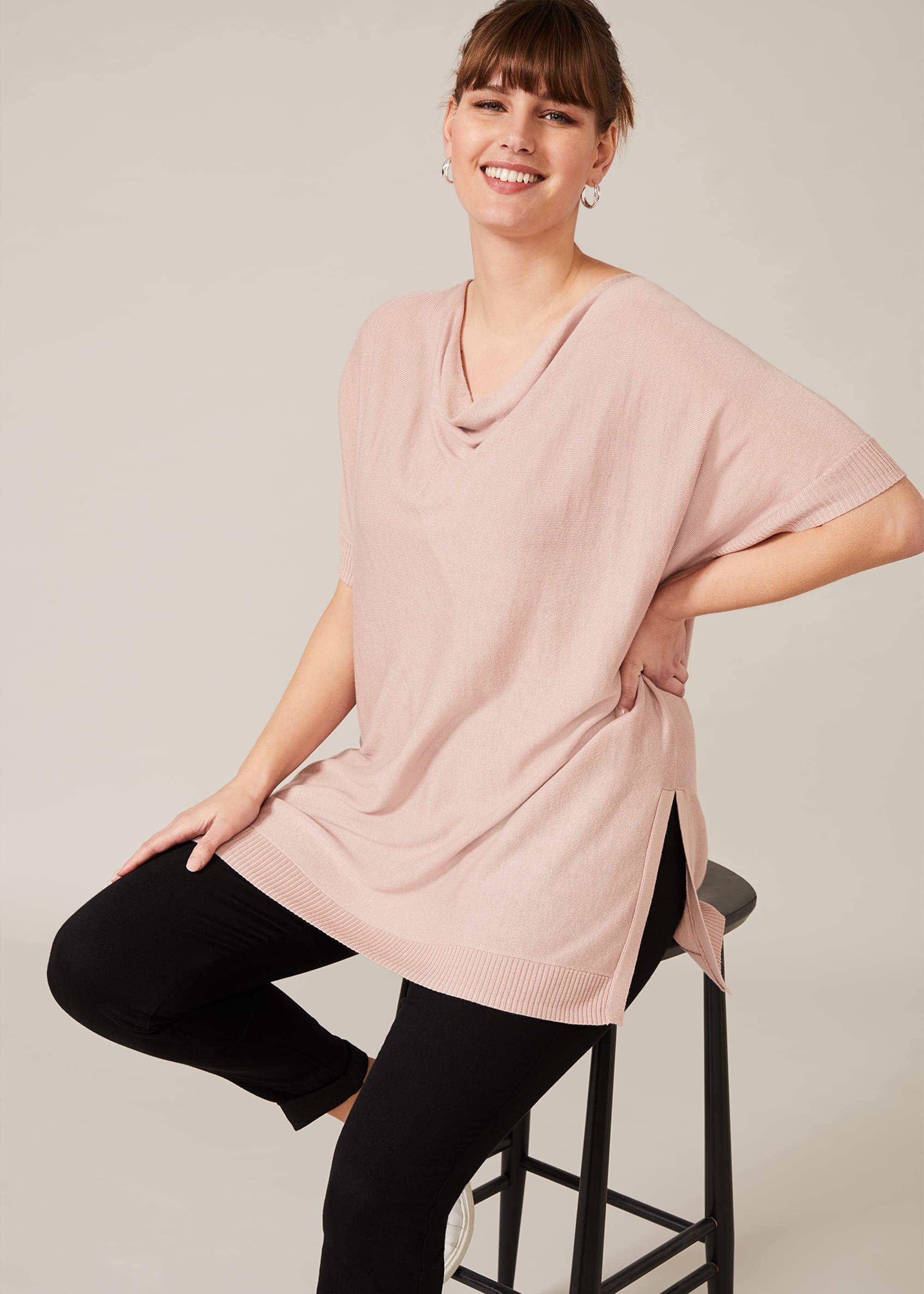 Trudy Cowl Neck Knit Top