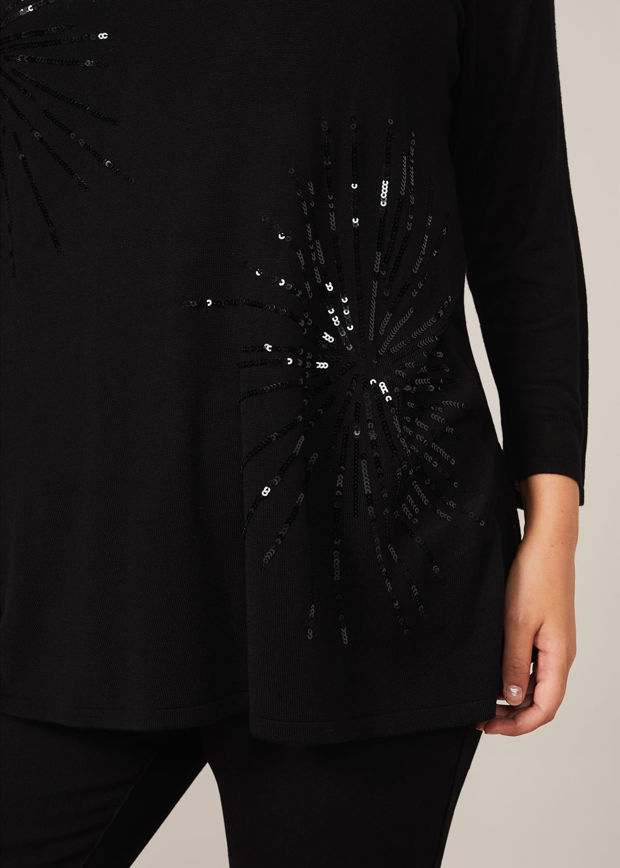 Starburst Sequin Knit Jumper