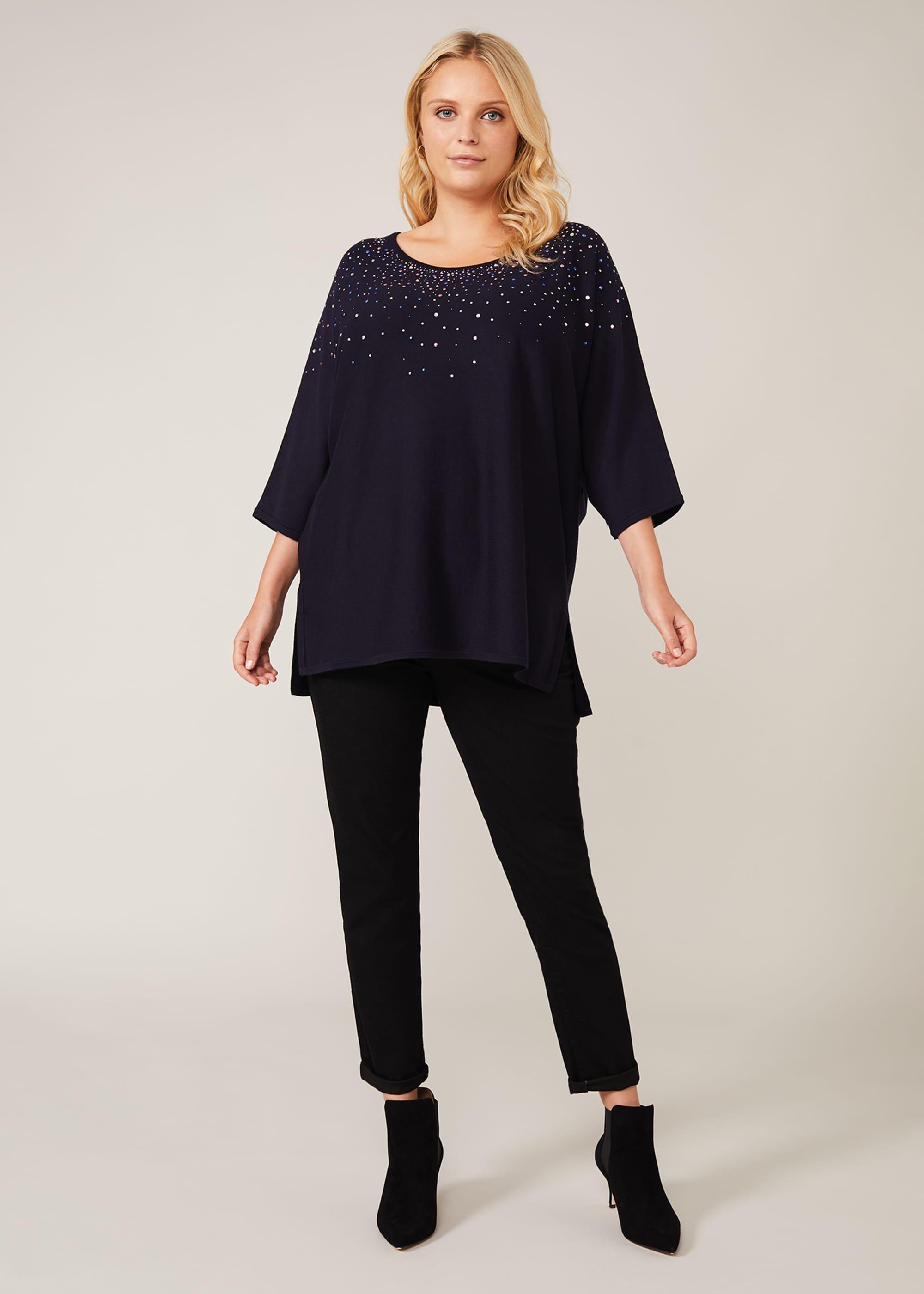 Nora Embellished Knit Top