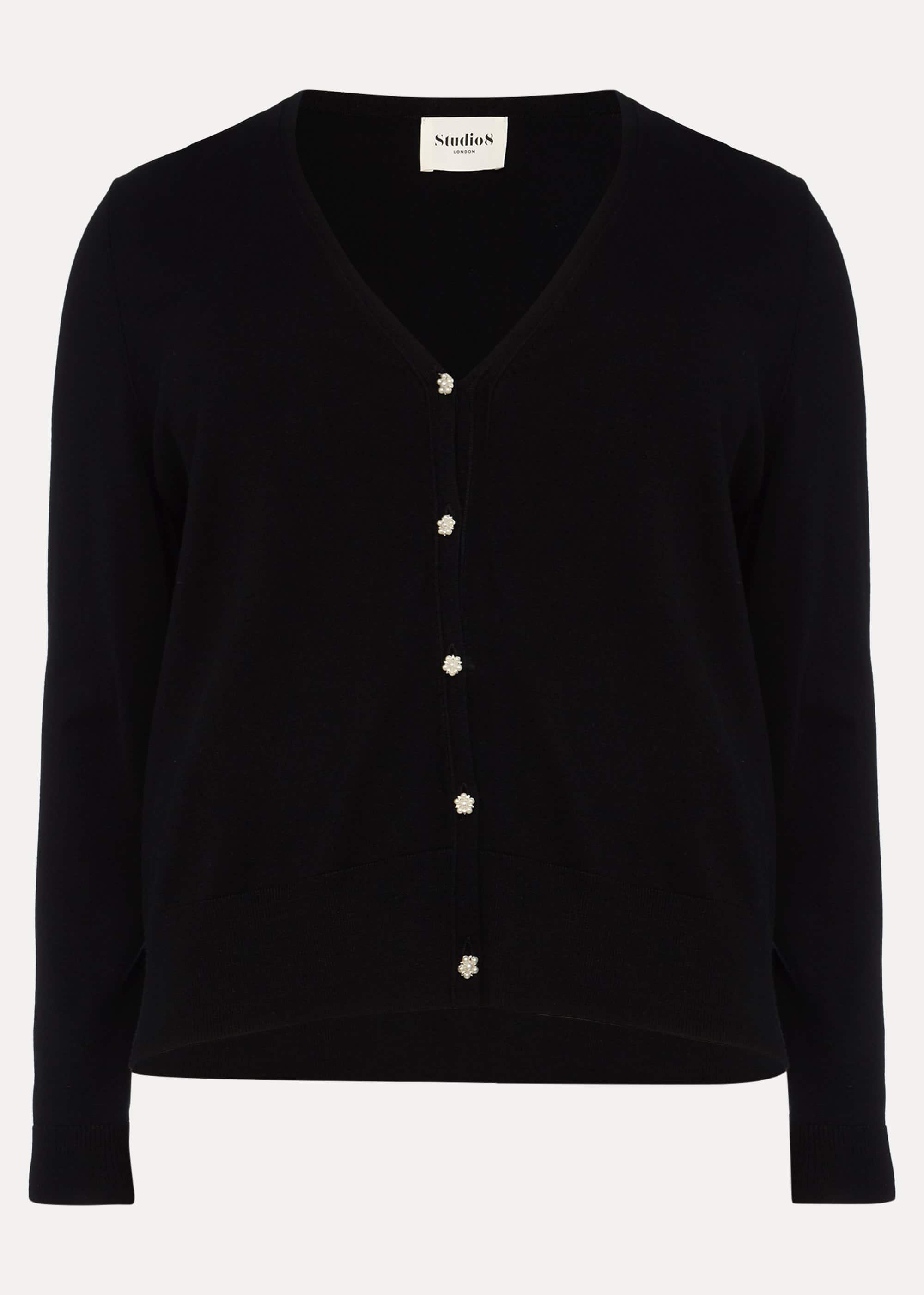 Camille Gem Button Cardigan