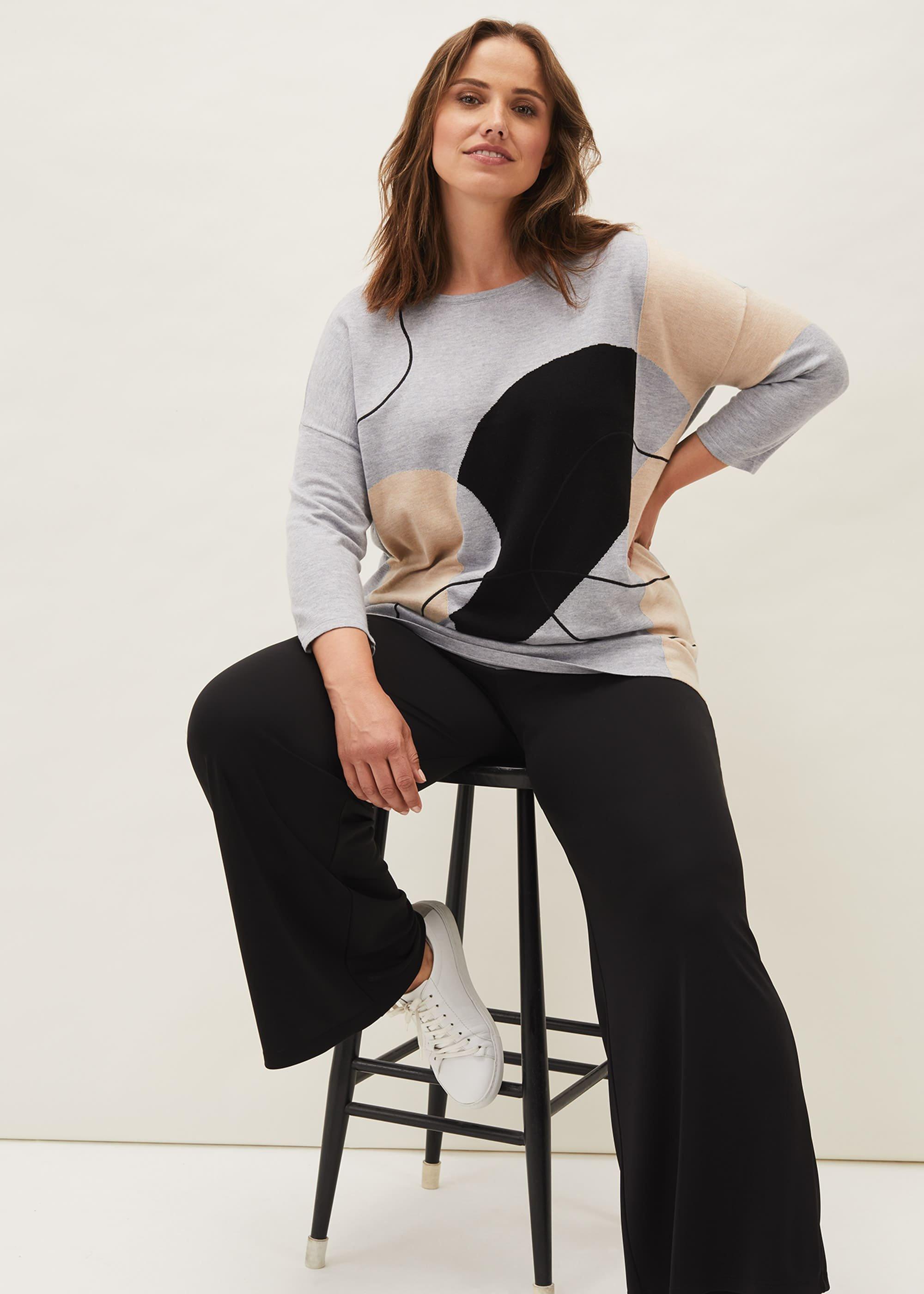 Francis Abstract Print Knit Jumper