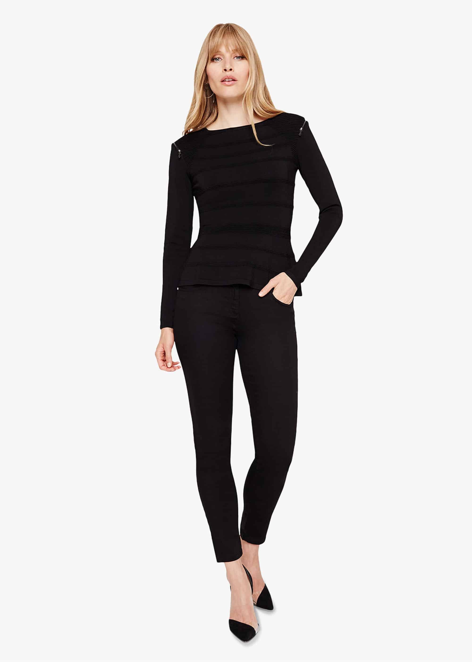 Naida Cold Shoulder Jumper