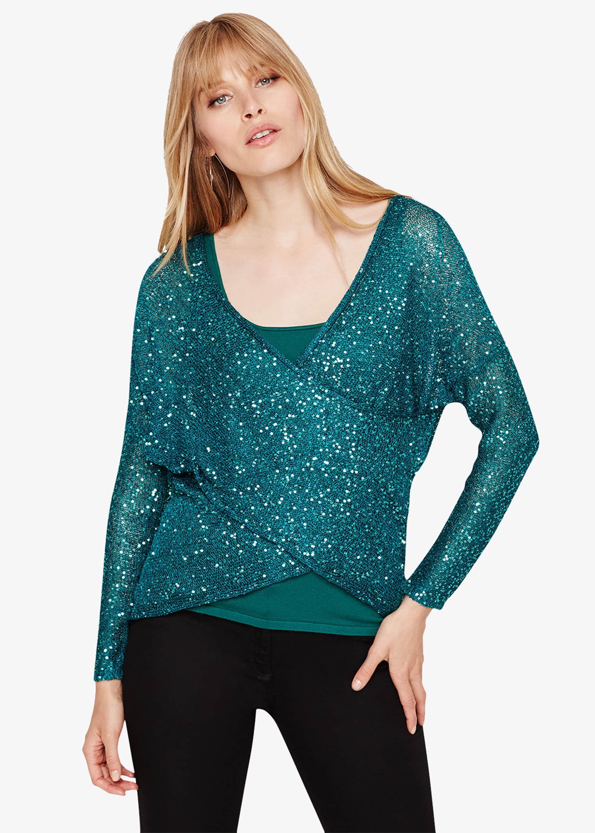 Averie Sequin Knitted Jumper