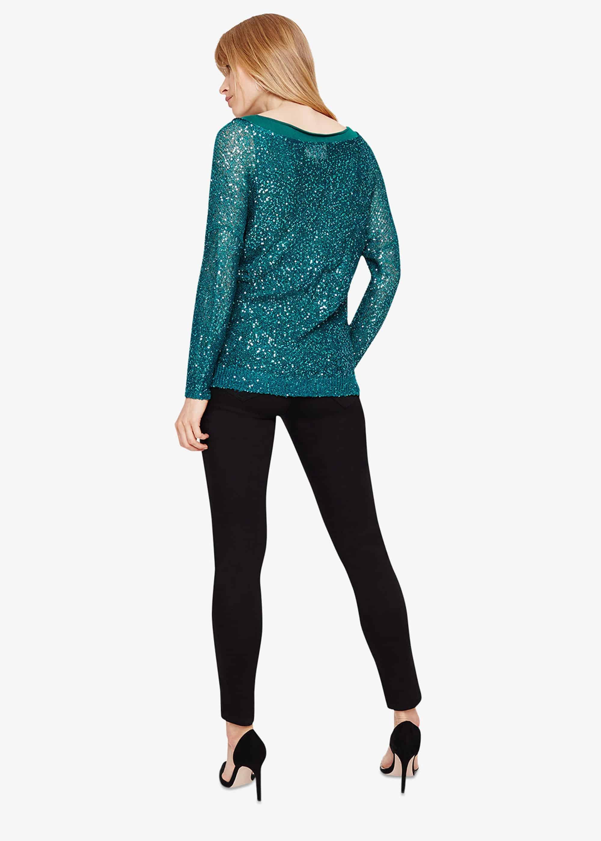 Averie Sequin Knitted Jumper