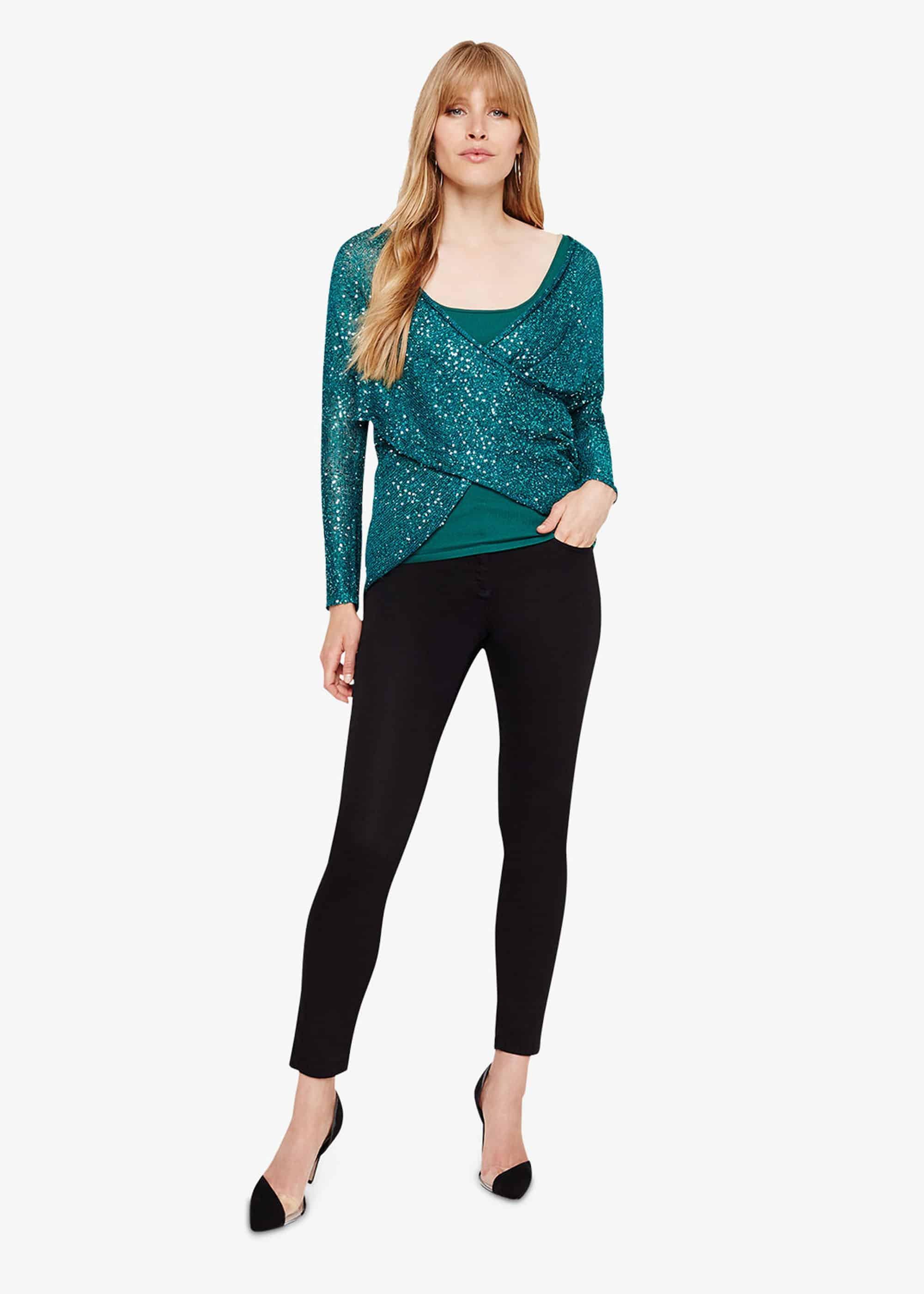 Averie Sequin Knitted Jumper