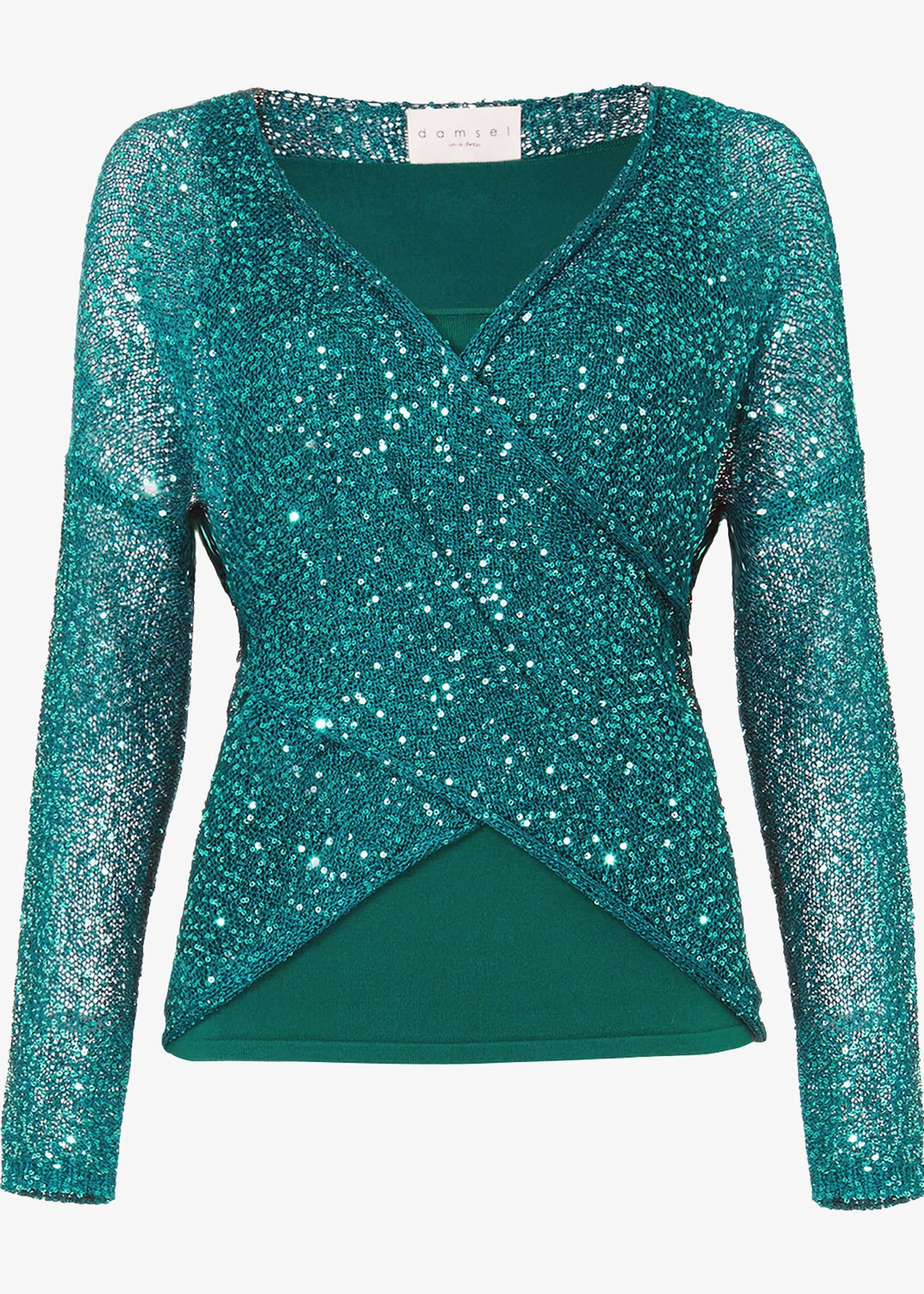Averie Sequin Knitted Jumper