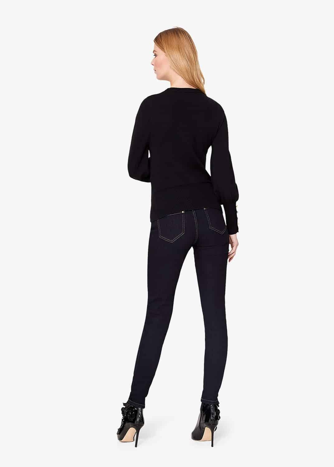 Peyton Button Sleeve Knitted Jumper