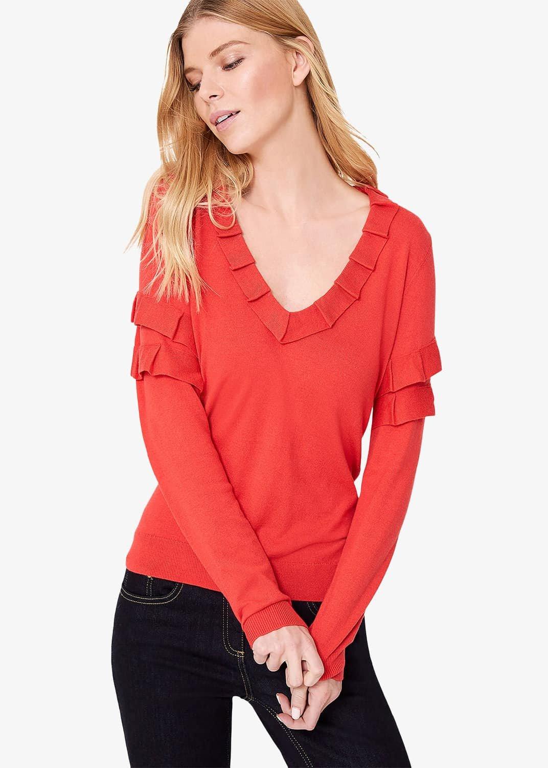 Renee Ruffle Jumper