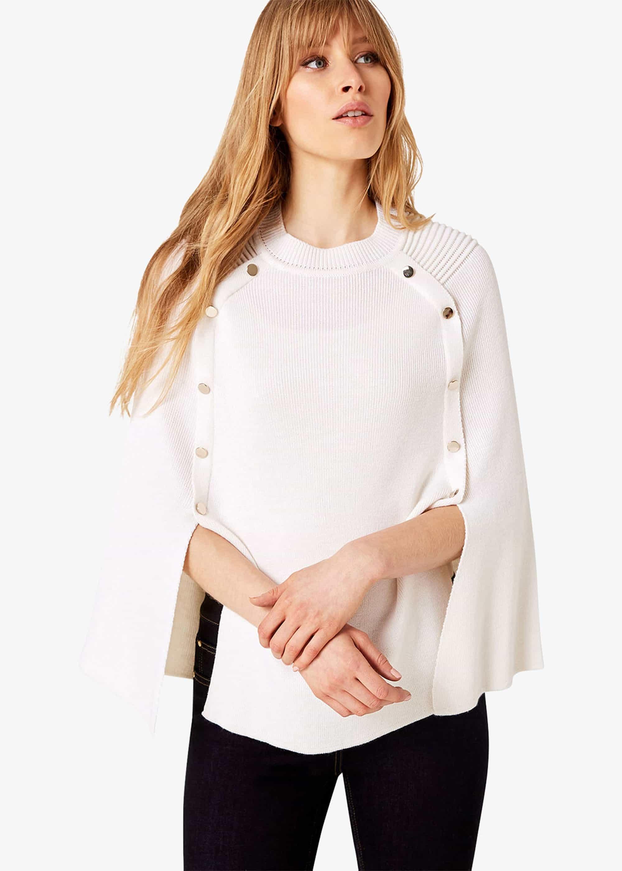 Erika Button Poncho