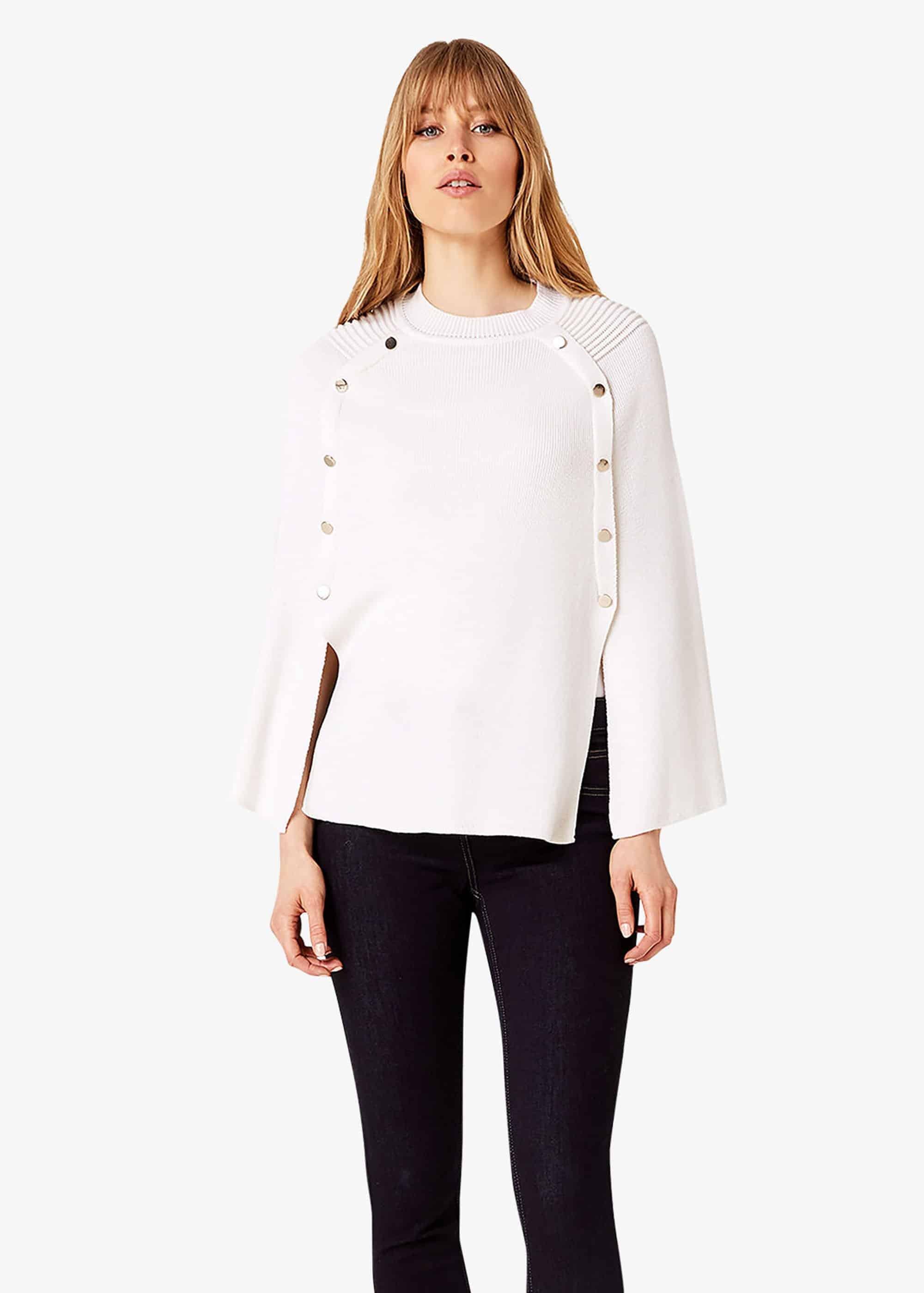 Erika Button Poncho