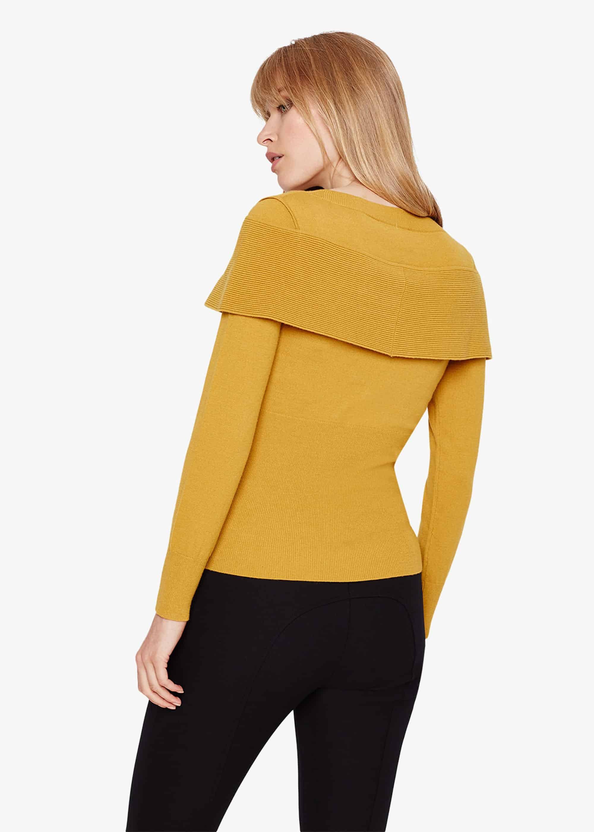 Agnes Fold Over Knitted Jumper
