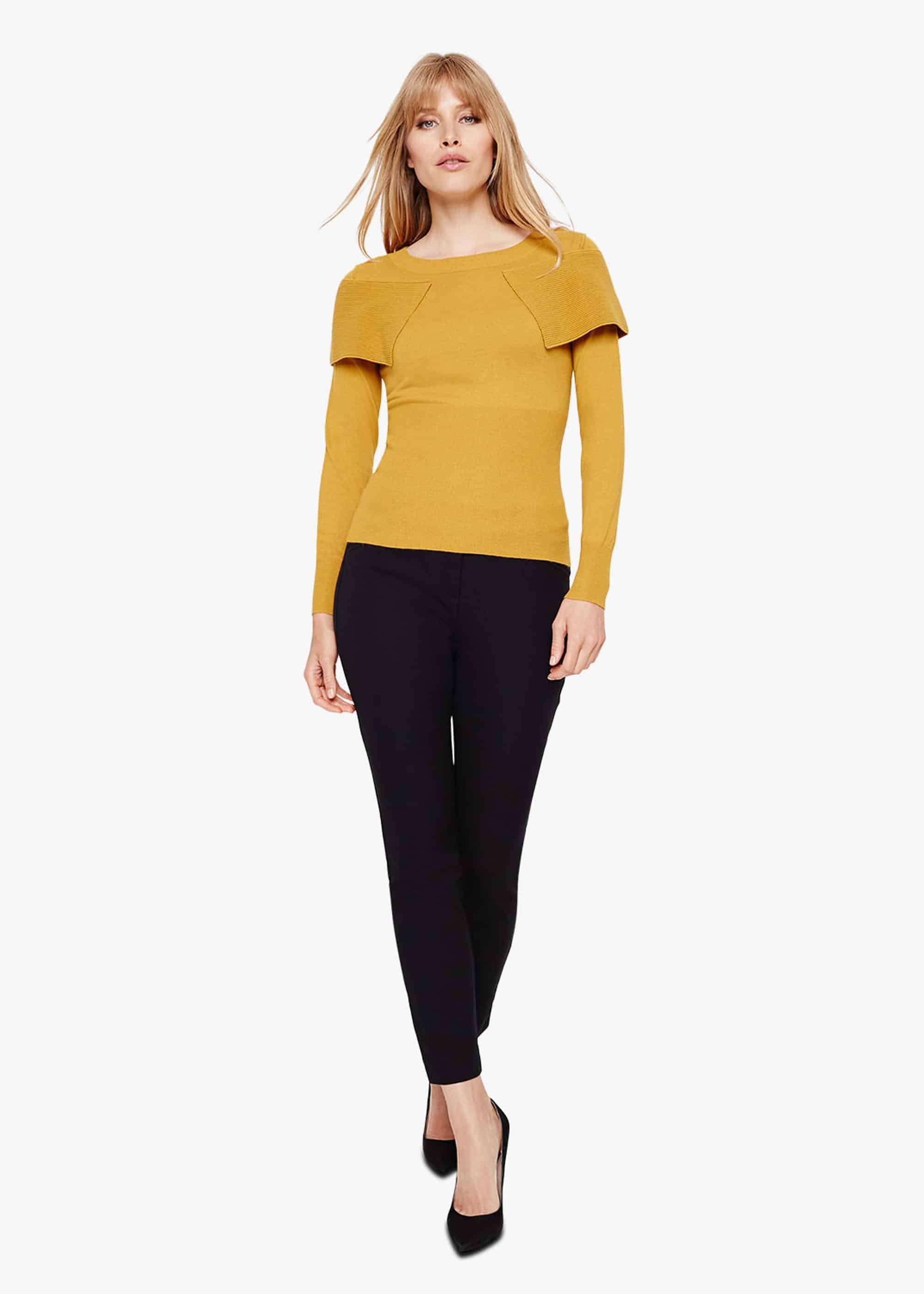 Agnes Fold Over Knitted Jumper