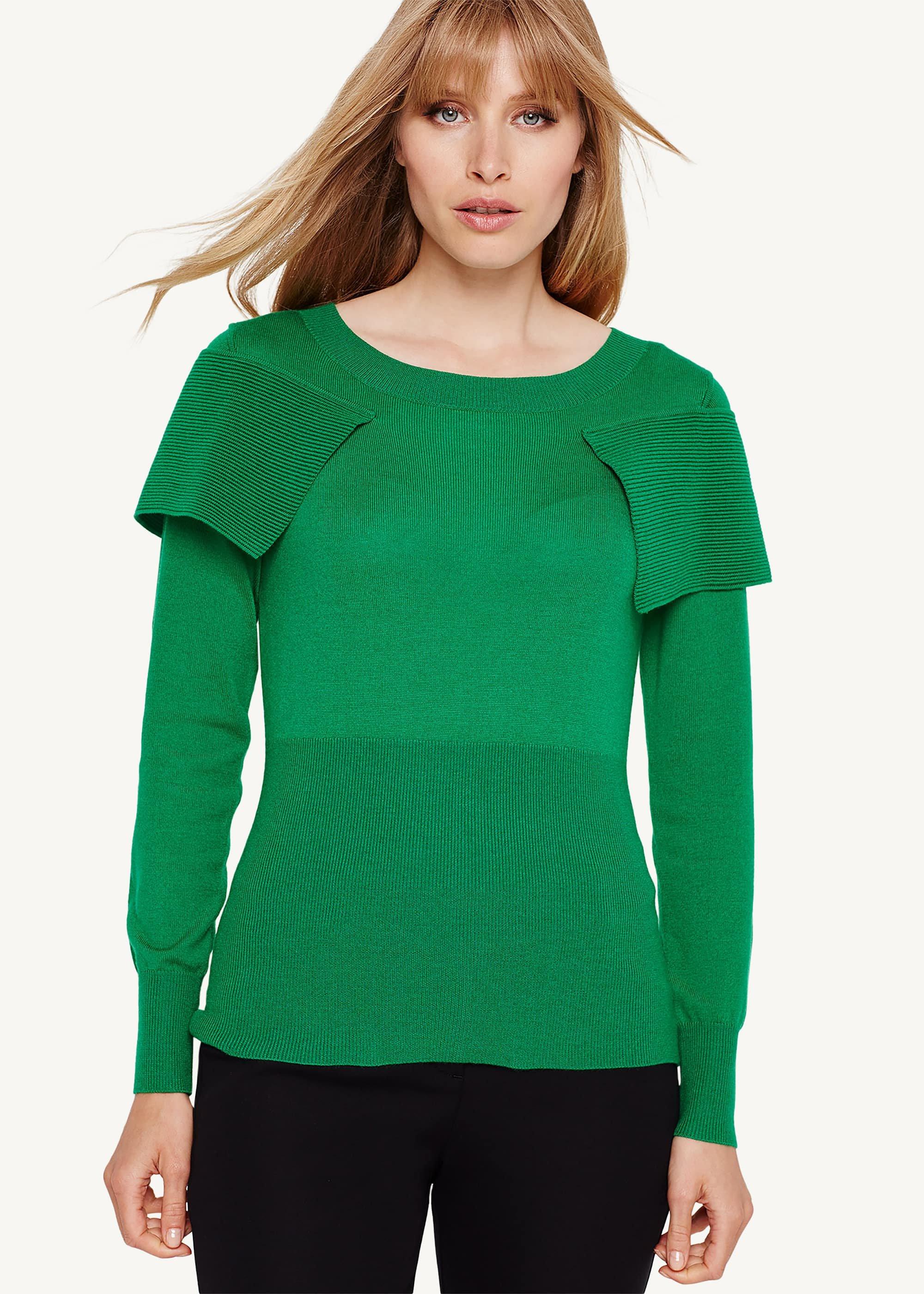 Agnes Fold Over Knitted Jumper
