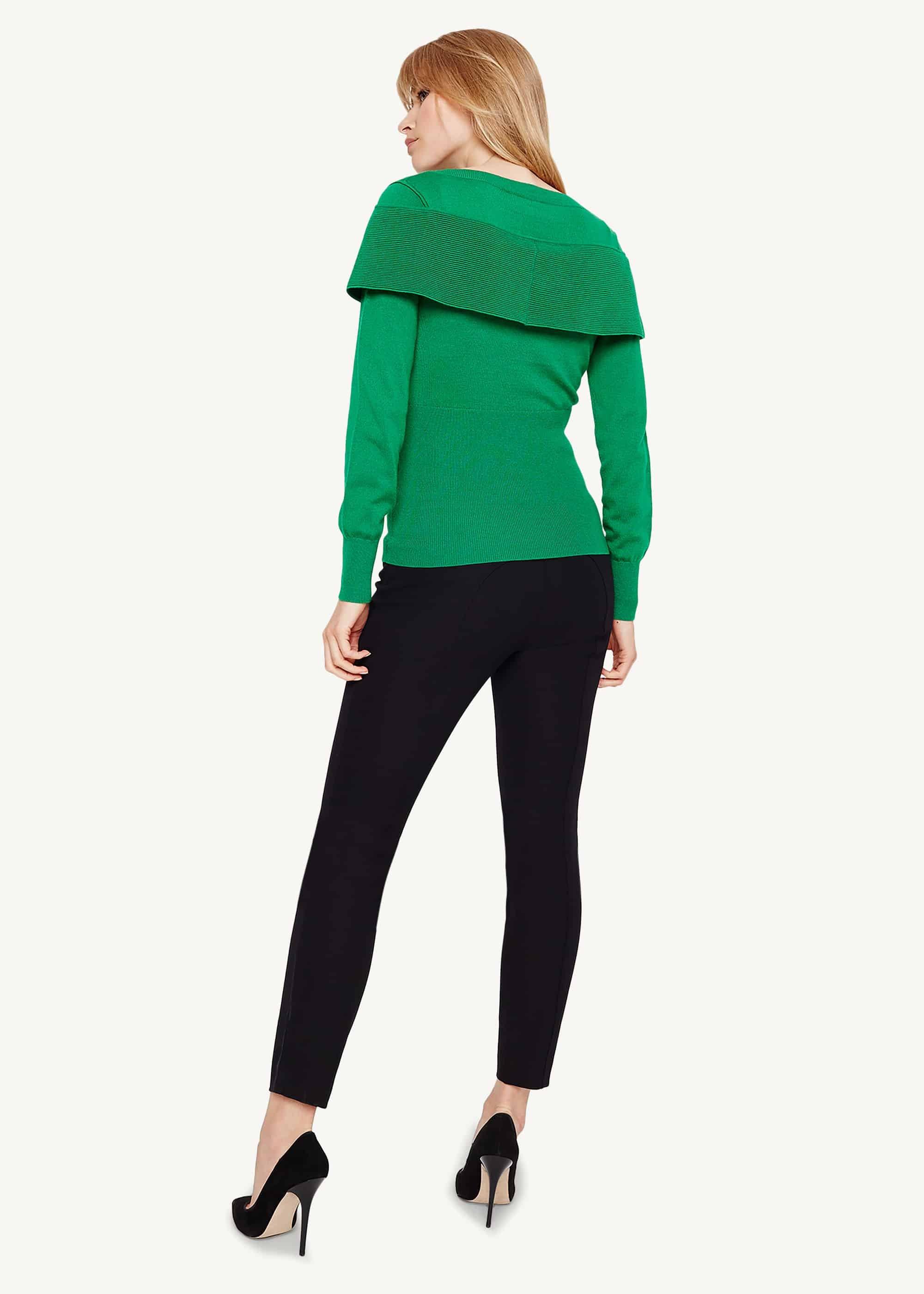 Agnes Fold Over Knitted Jumper