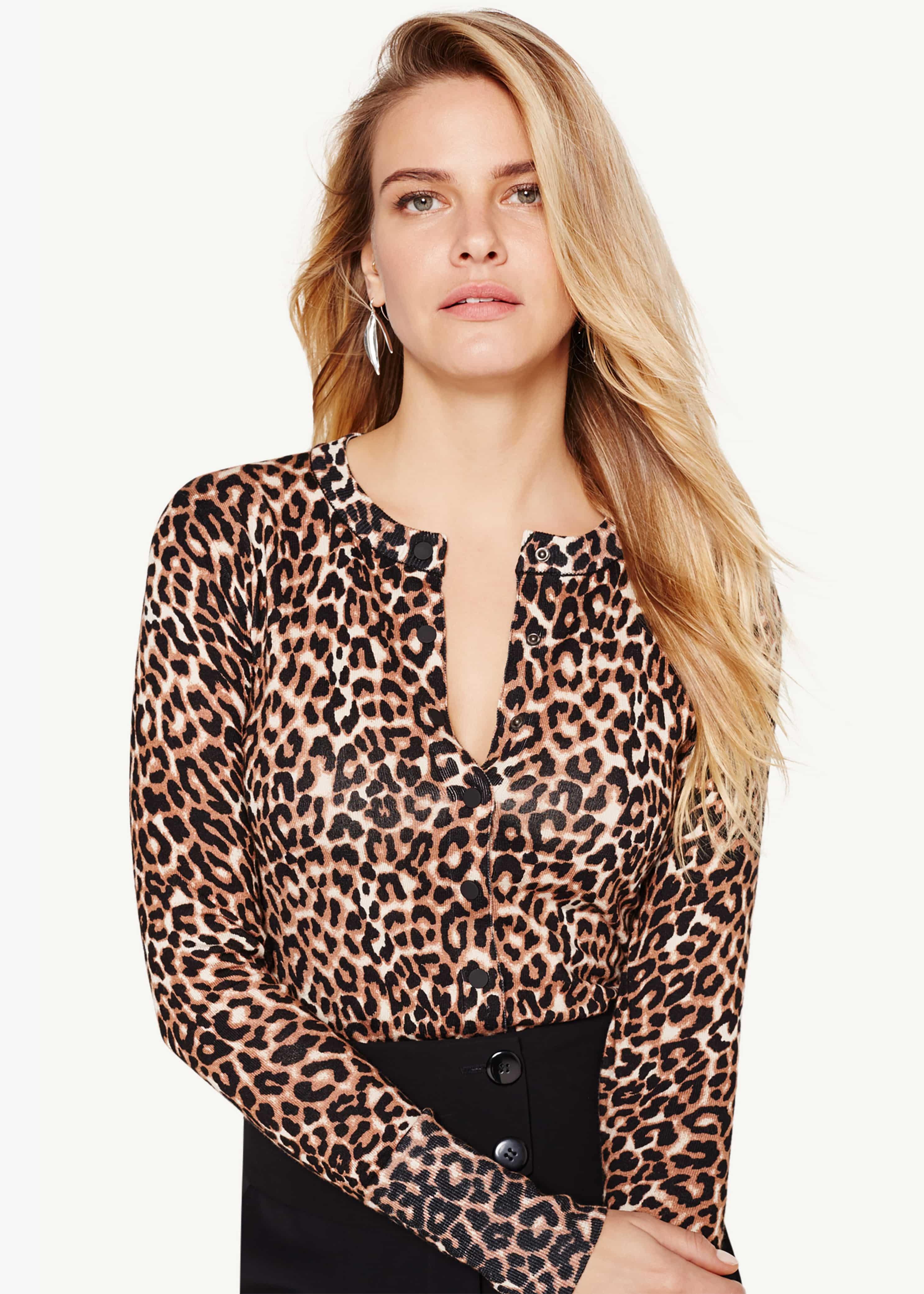 Annie Animal Print Cardigan