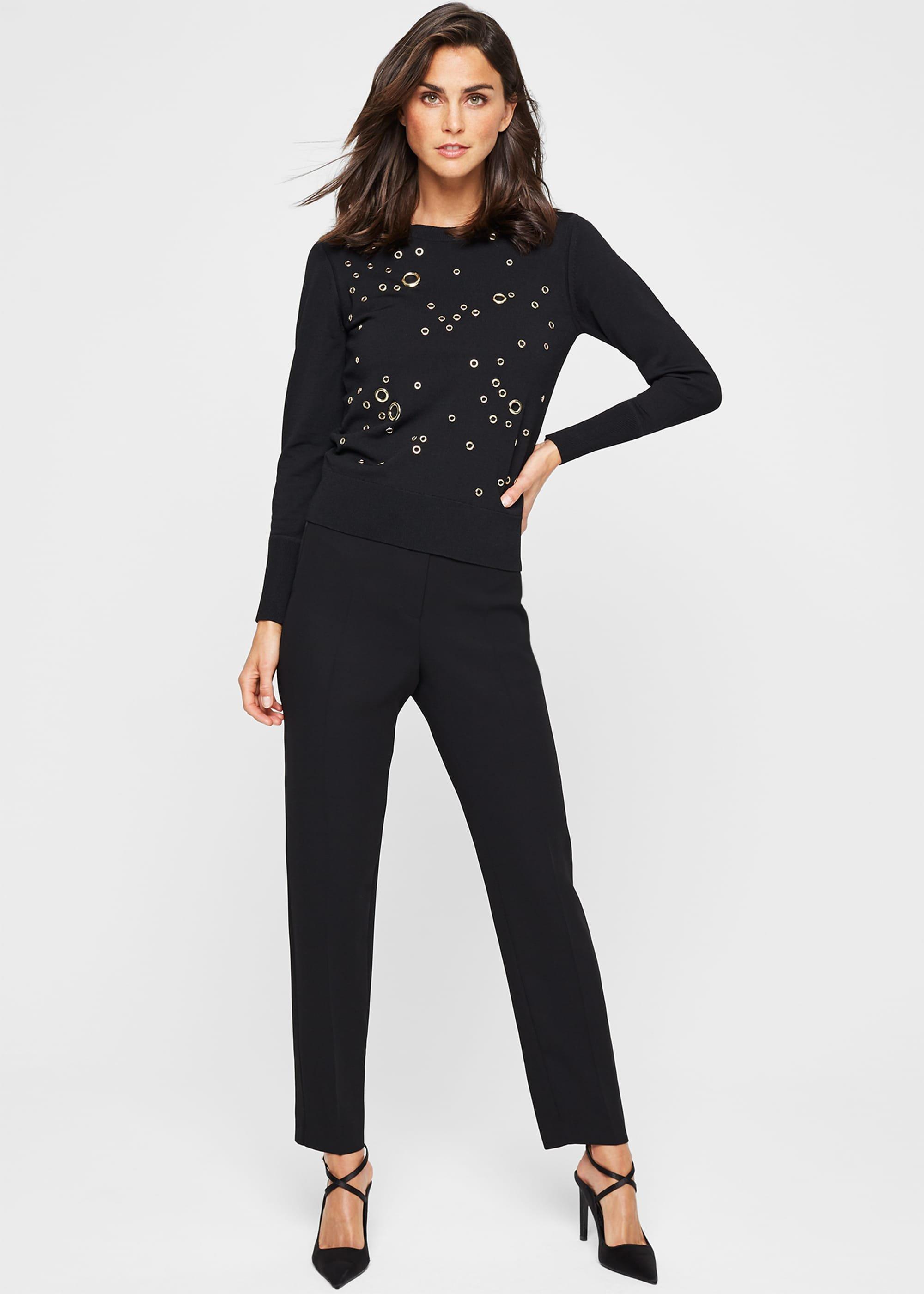 Rina Eyelet Knit Jumper