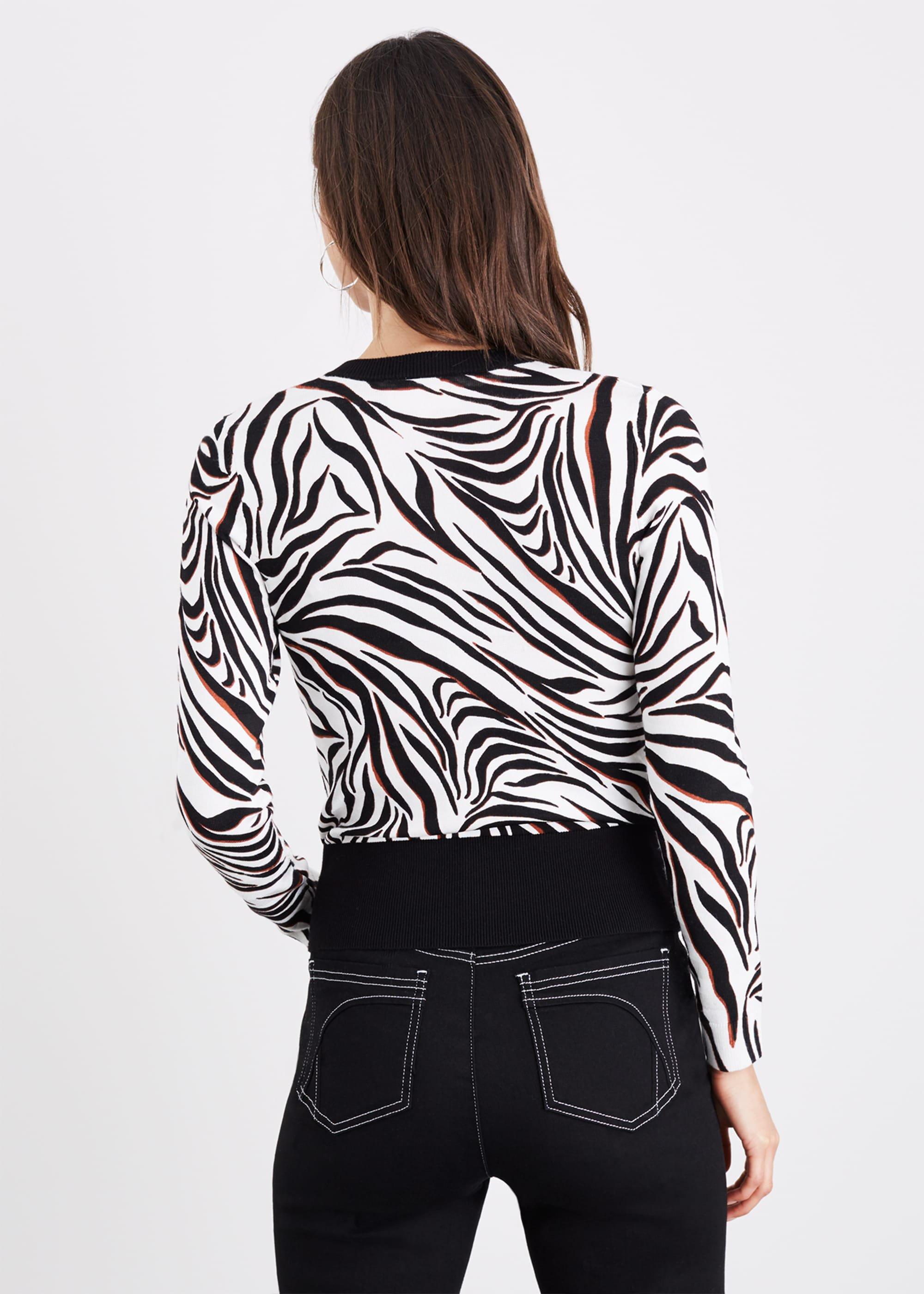 Desi Zebra Cardigan