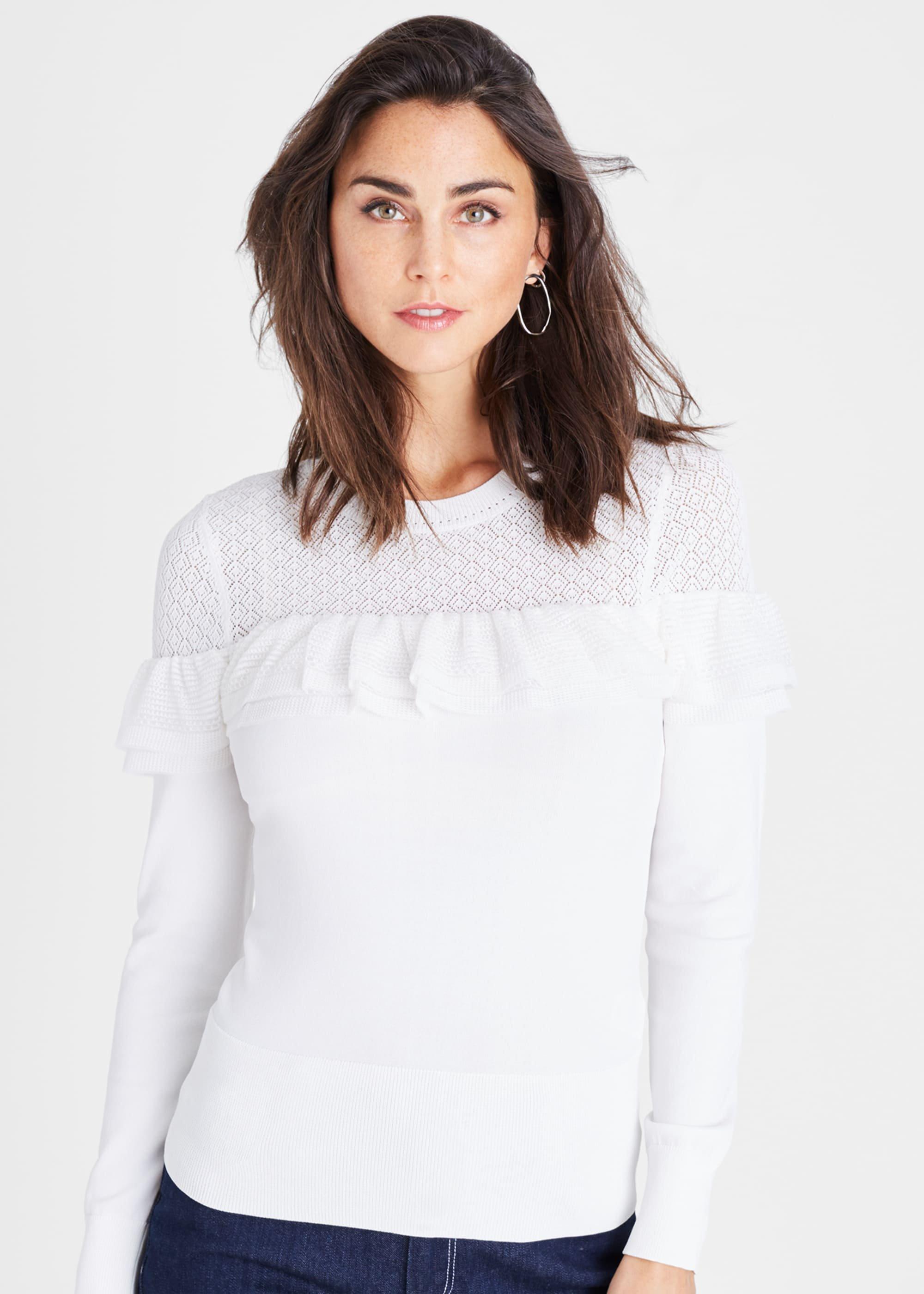 Hefina Frill Knit Jumper