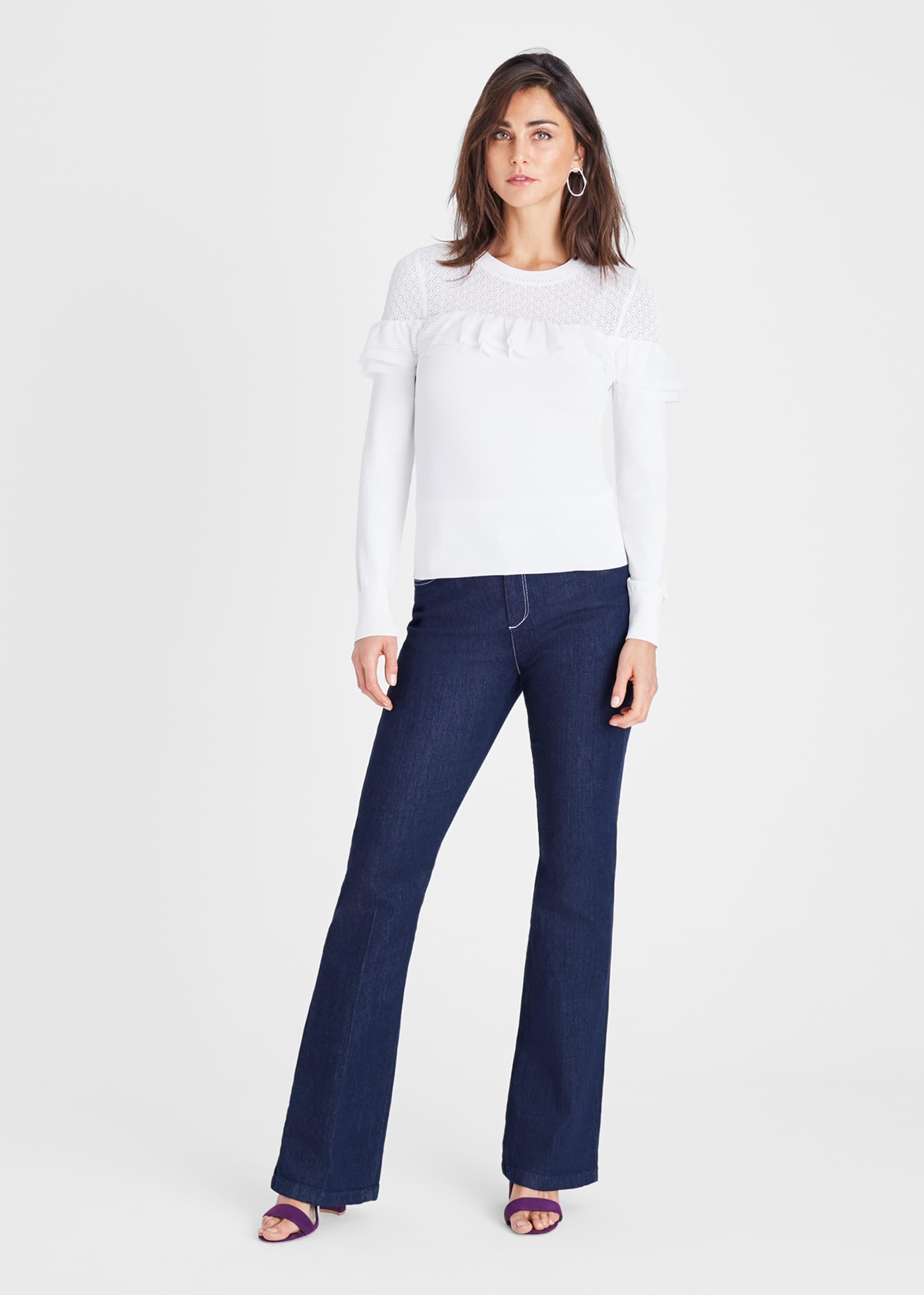 Hefina Frill Knit Jumper